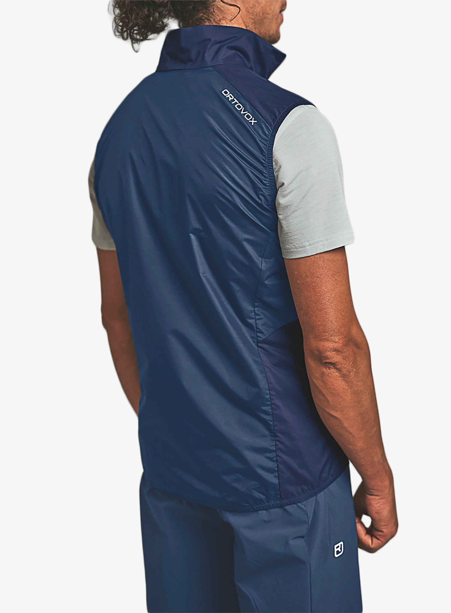 Weste Ortovox Trace Windbreaker Vest - blue nunatak