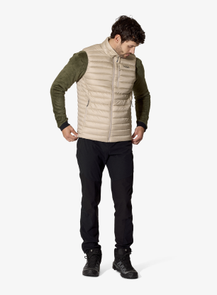 Daunenweste Rab Microlight Vest - dark pebble