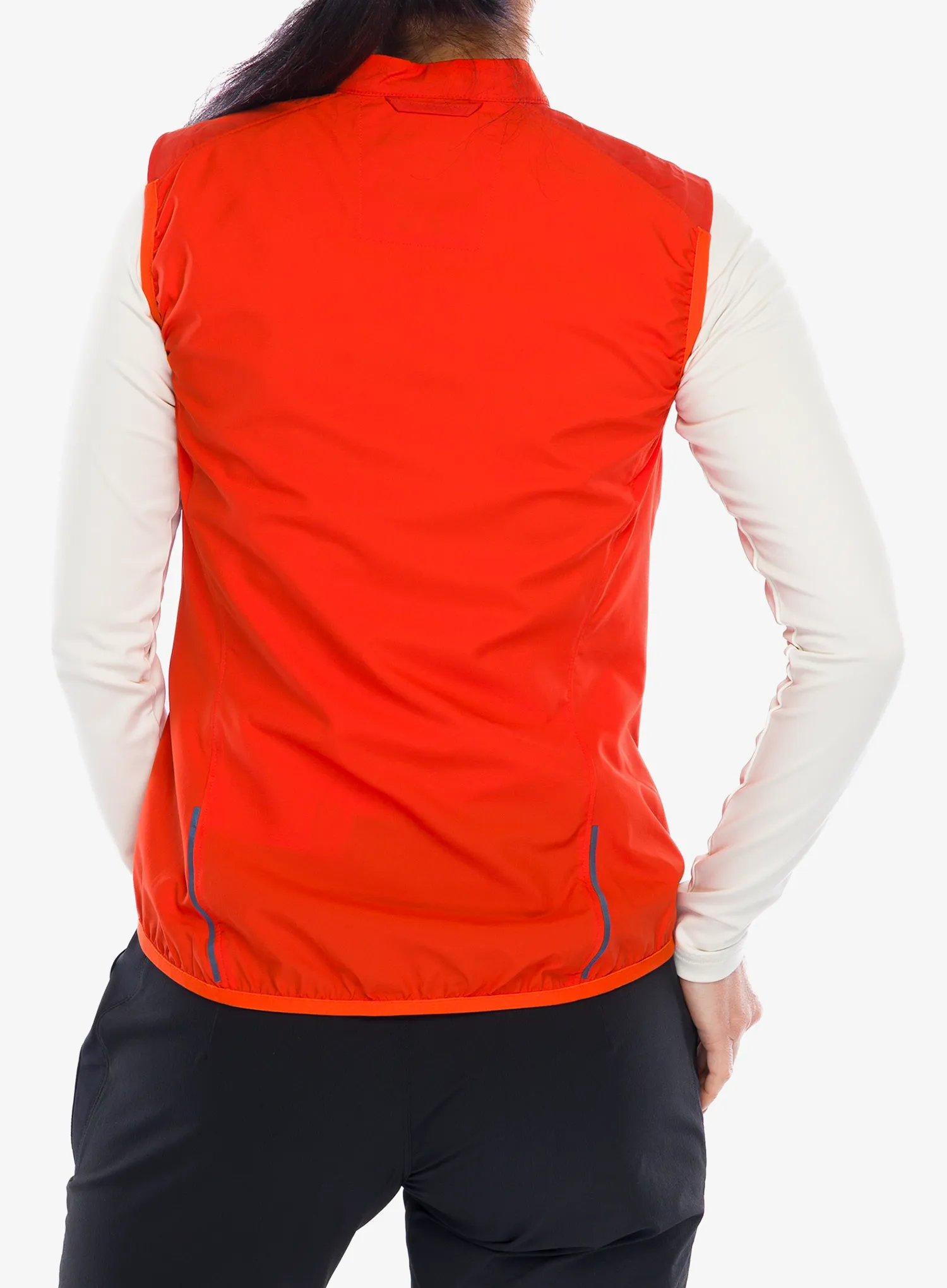 Fahrradweste Damen Fjallraven Hoja Adventure Vest - flame orange