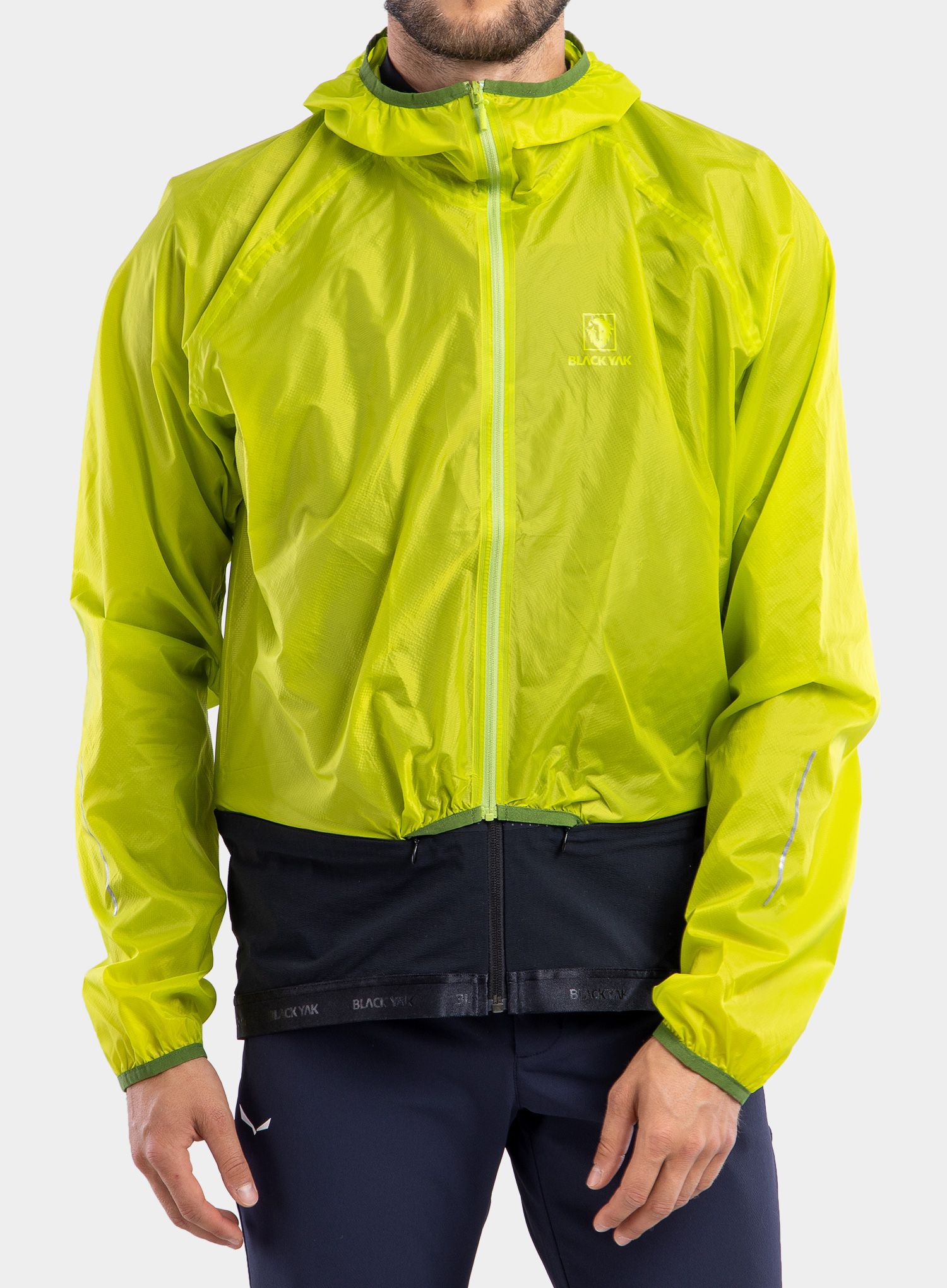 Weste Herren BlackYak Tulim Convertible Vest - lime punch