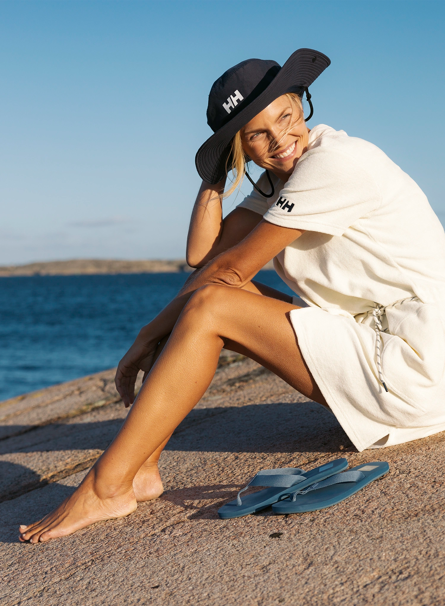 Hut Helly Hansen Crew Sun Hat - navy