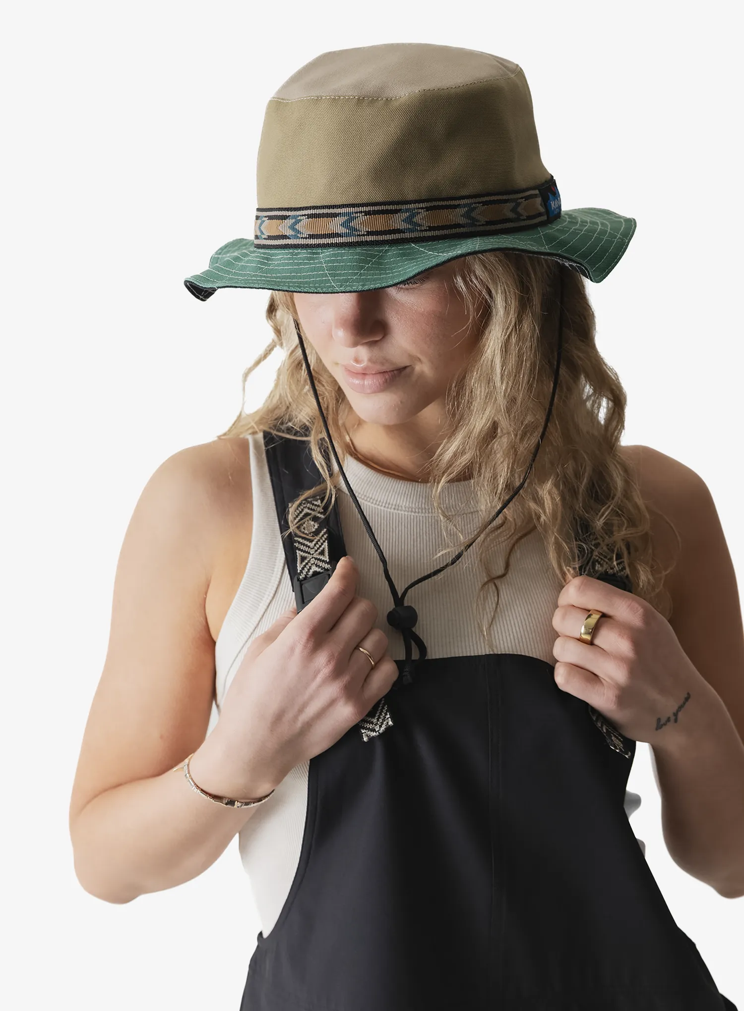 Hut Kavu Organic Strap Bucket - forest mix