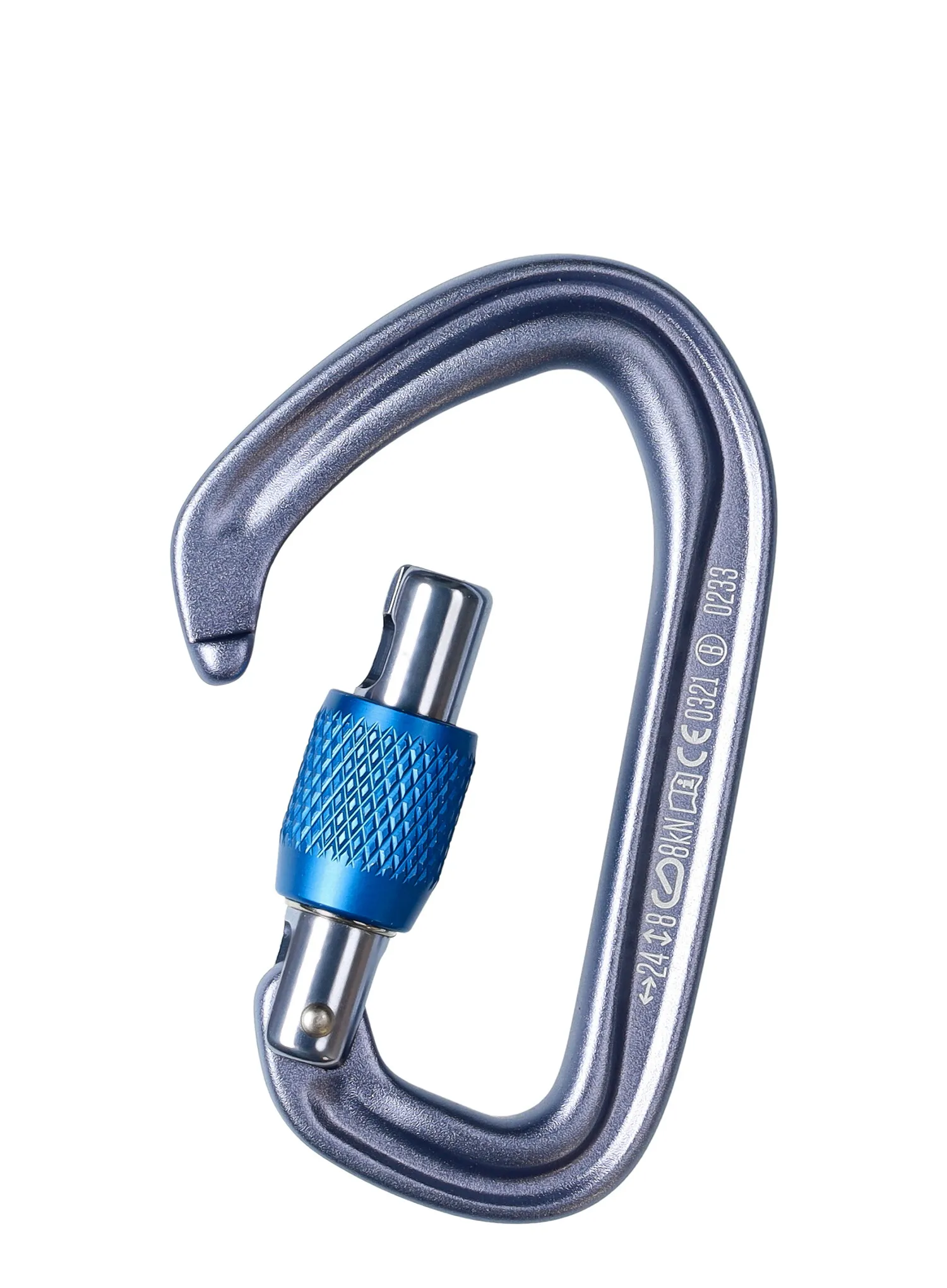 Karabiner Black Diamond HotForge Screwgate - gray