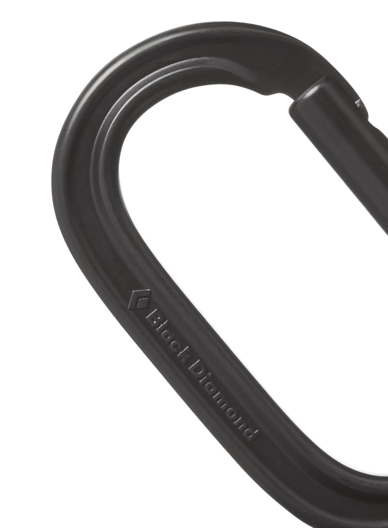Karabiner Black Diamond Oval Keylock Carabiner - black
