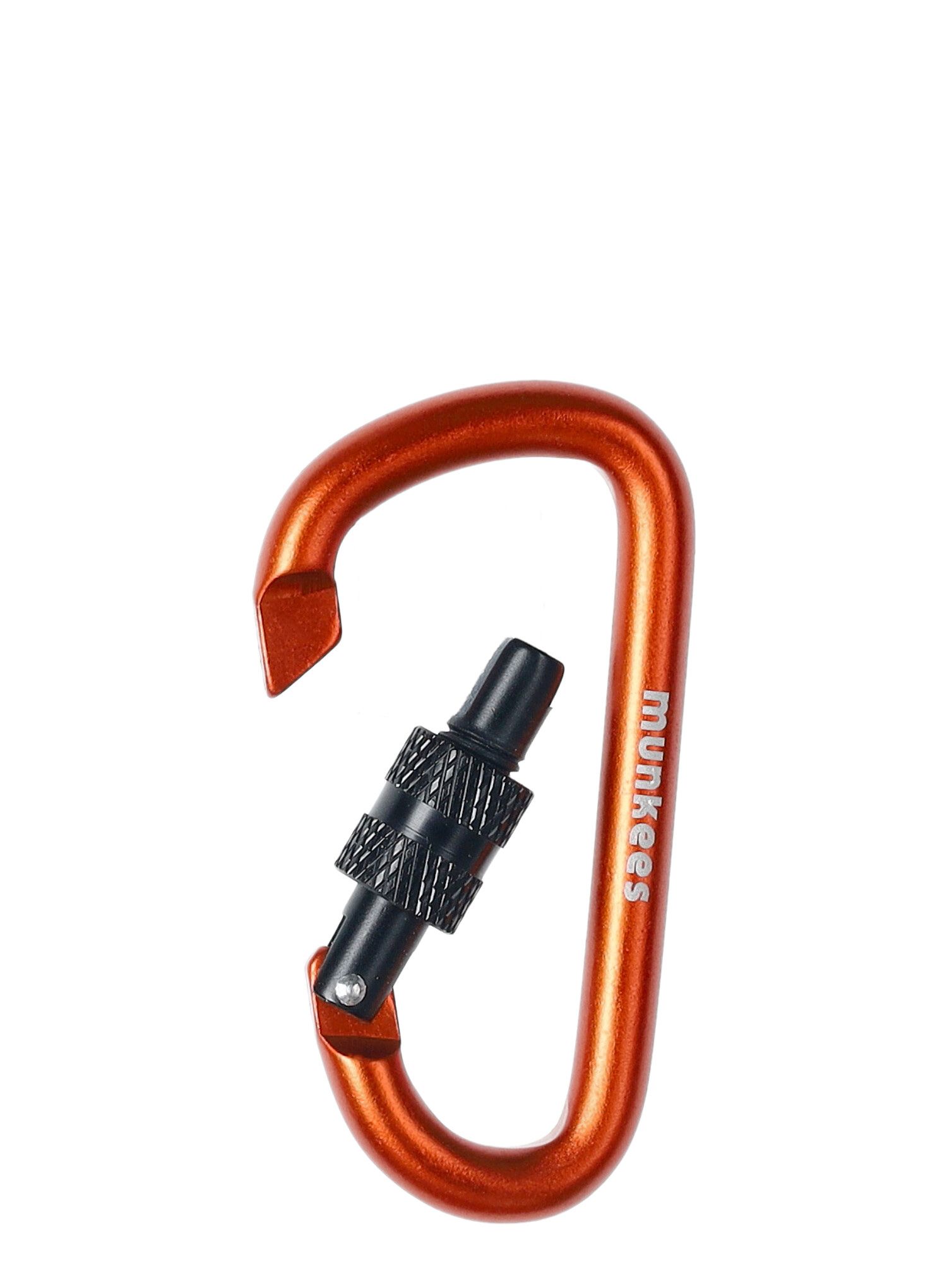 Schraubkarabiner Munkees D-Shape w/Screw Lock - Ø 6 x 60 mm