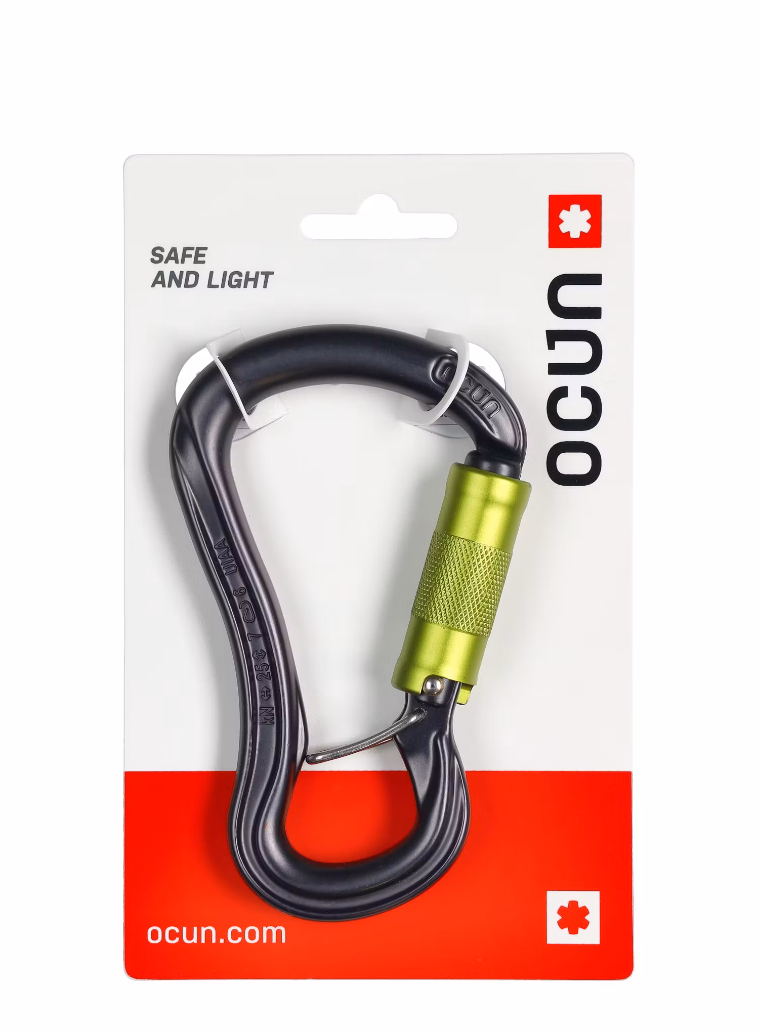 Karabiner Ocun Condor HMS Twist - anthracite/green