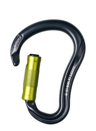 Karabiner Ocun Harpy HMS Twist - anthracite/green