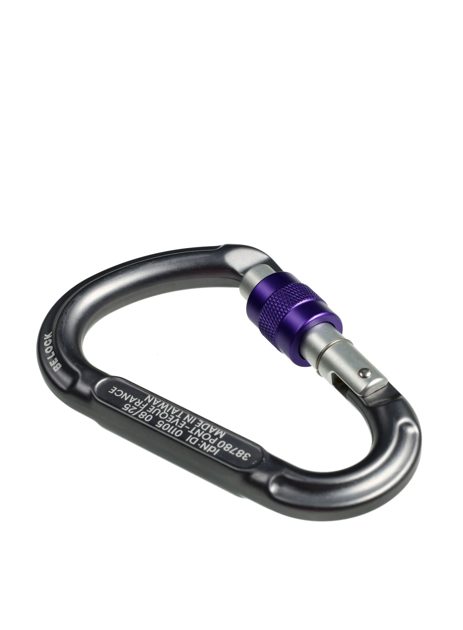 Karabiner Beal Be Lock Screw - darkstone