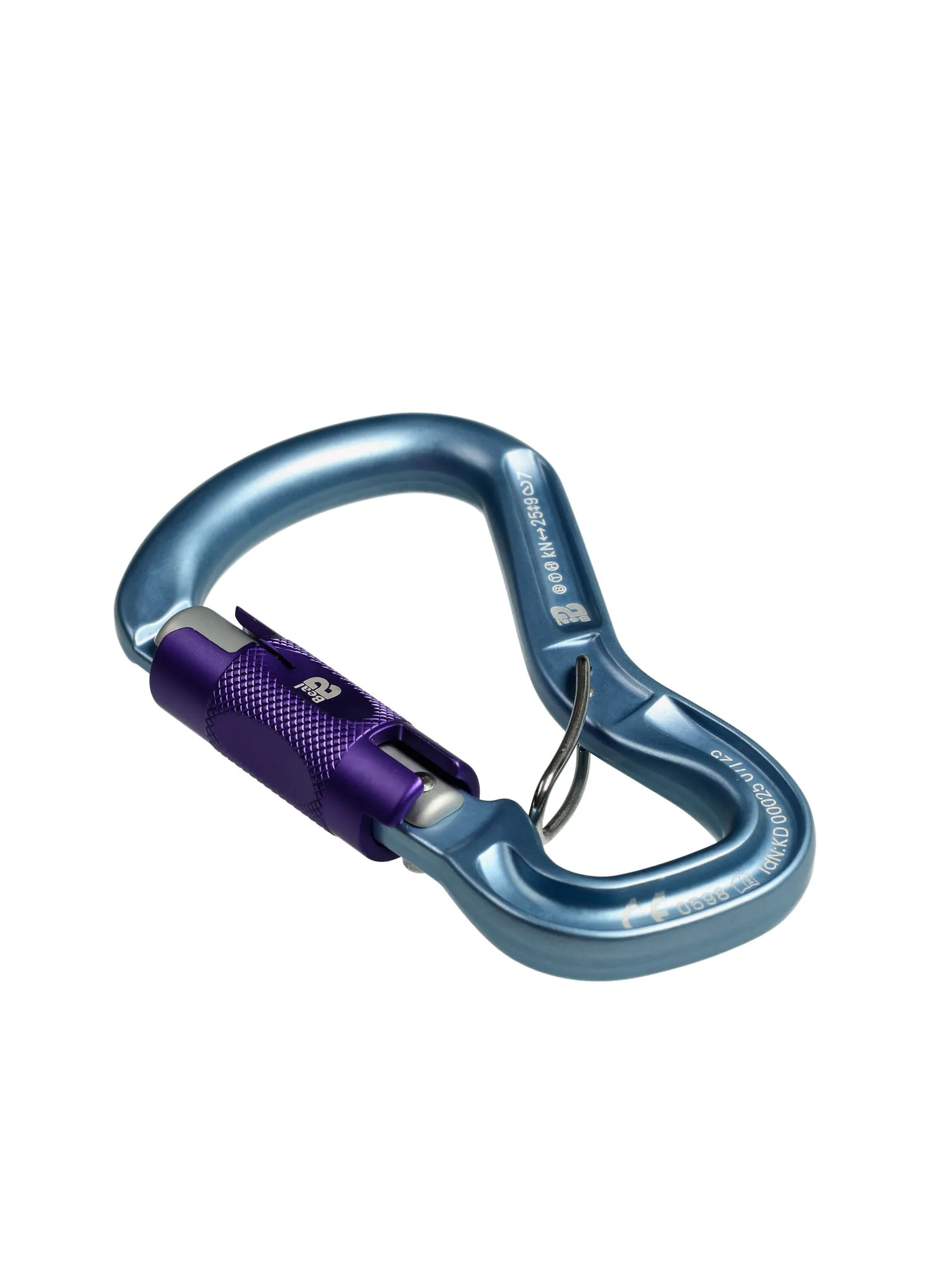 Karabiner Beal Orient Express Bi Matic  - blue
