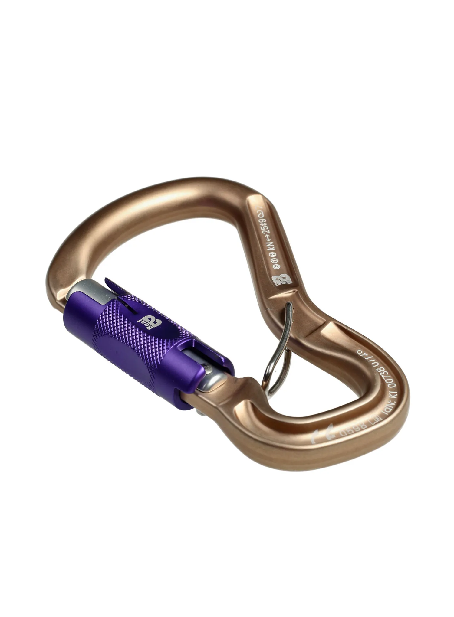 Karabiner Beal Orient Express Bi Matic - stone