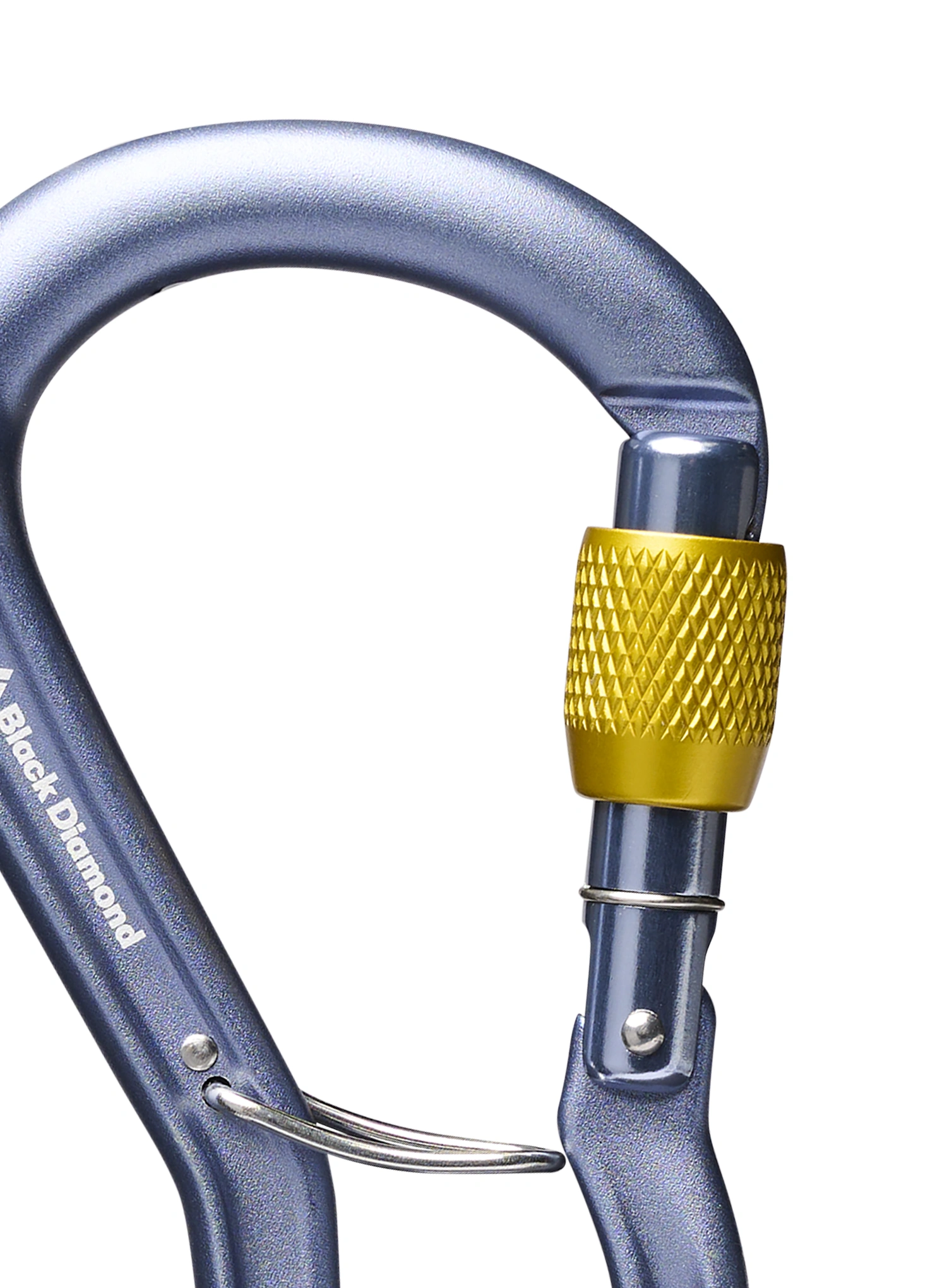 Karabiner Black Diamond Gridlock Screwgate Carabiner - gray
