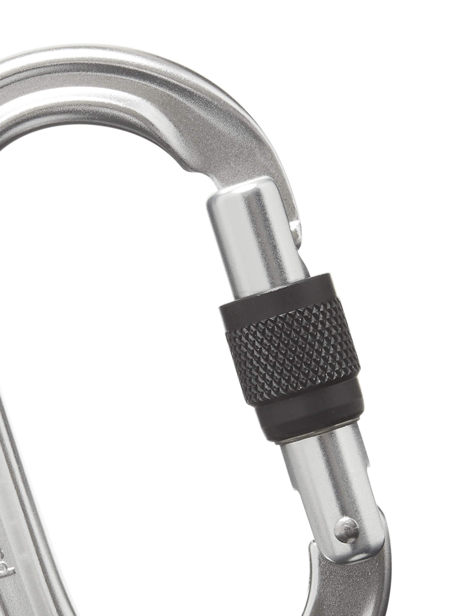 Karabiner Black Diamond Oval Keylock Screwgate Carabiner - polished