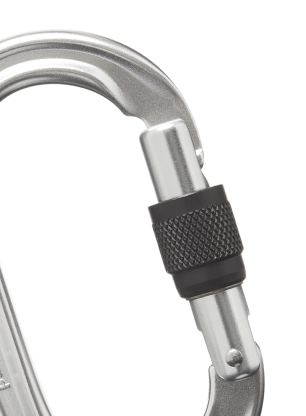 Karabiner Black Diamond Oval Keylock Screwgate Carabiner - polished