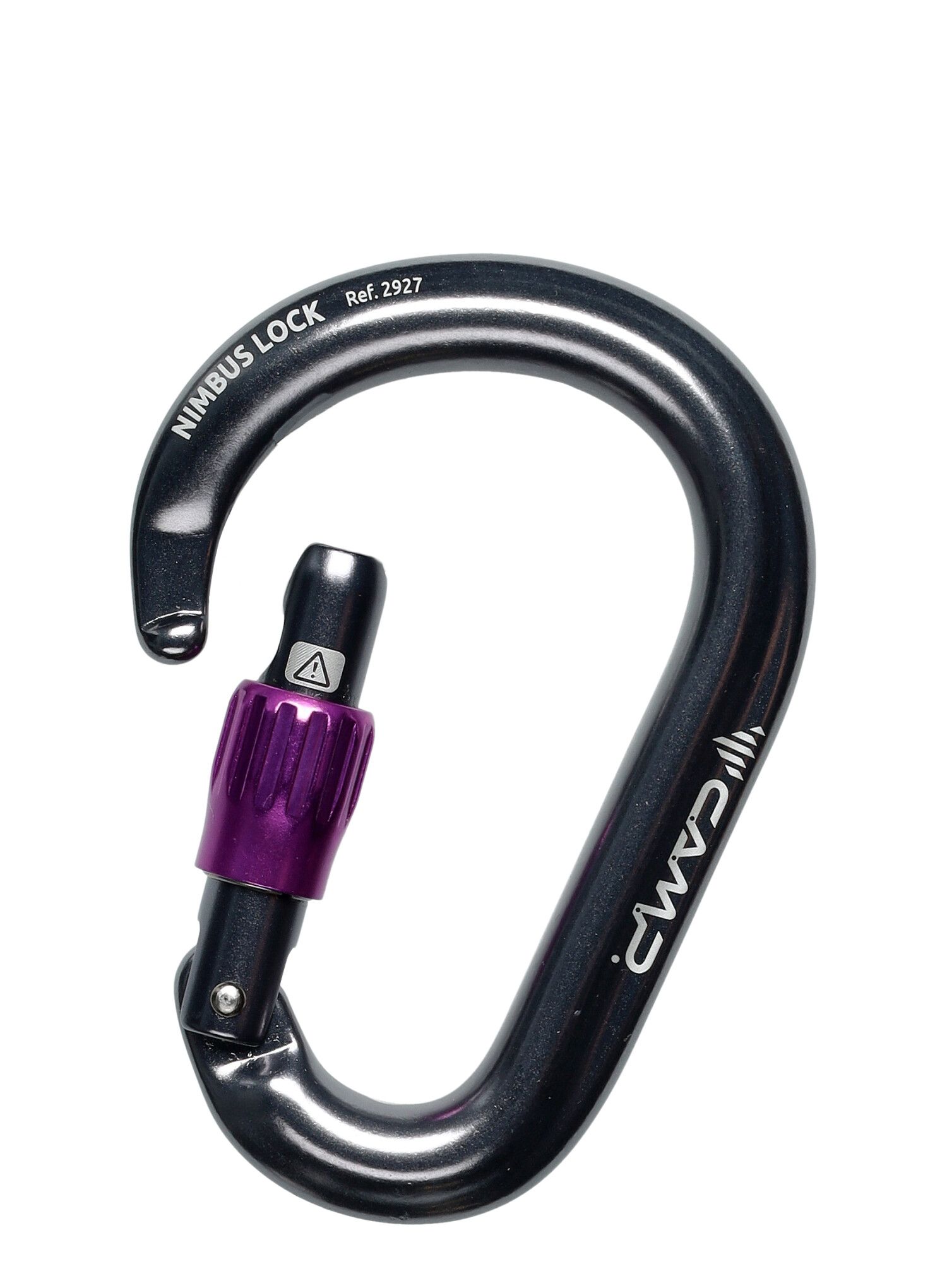 Karabiner Camp Nimbus Lock - gun metal/fuchsia