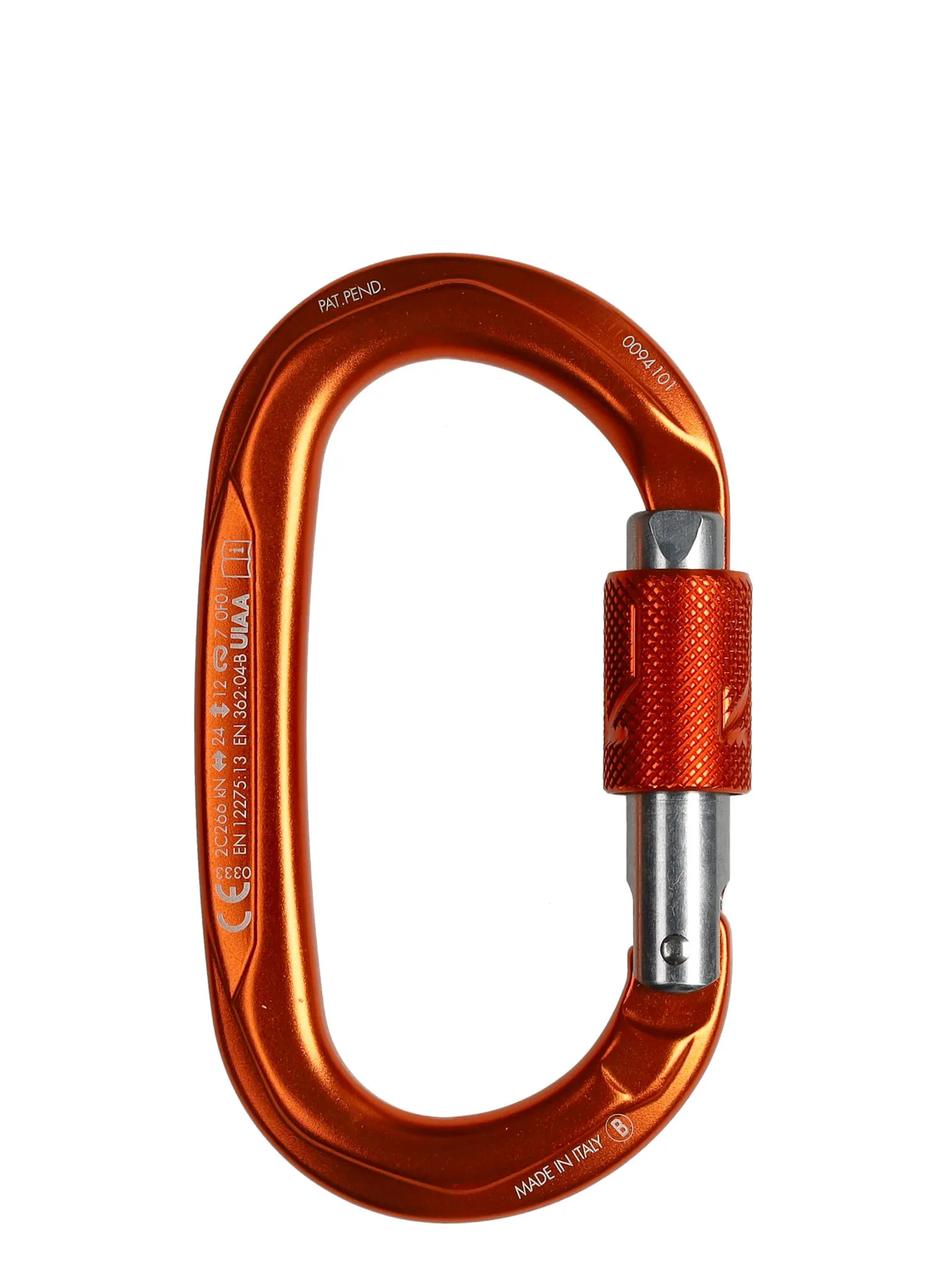Karabiner SKYLOTEC Obx BG - titanium/orange/titan