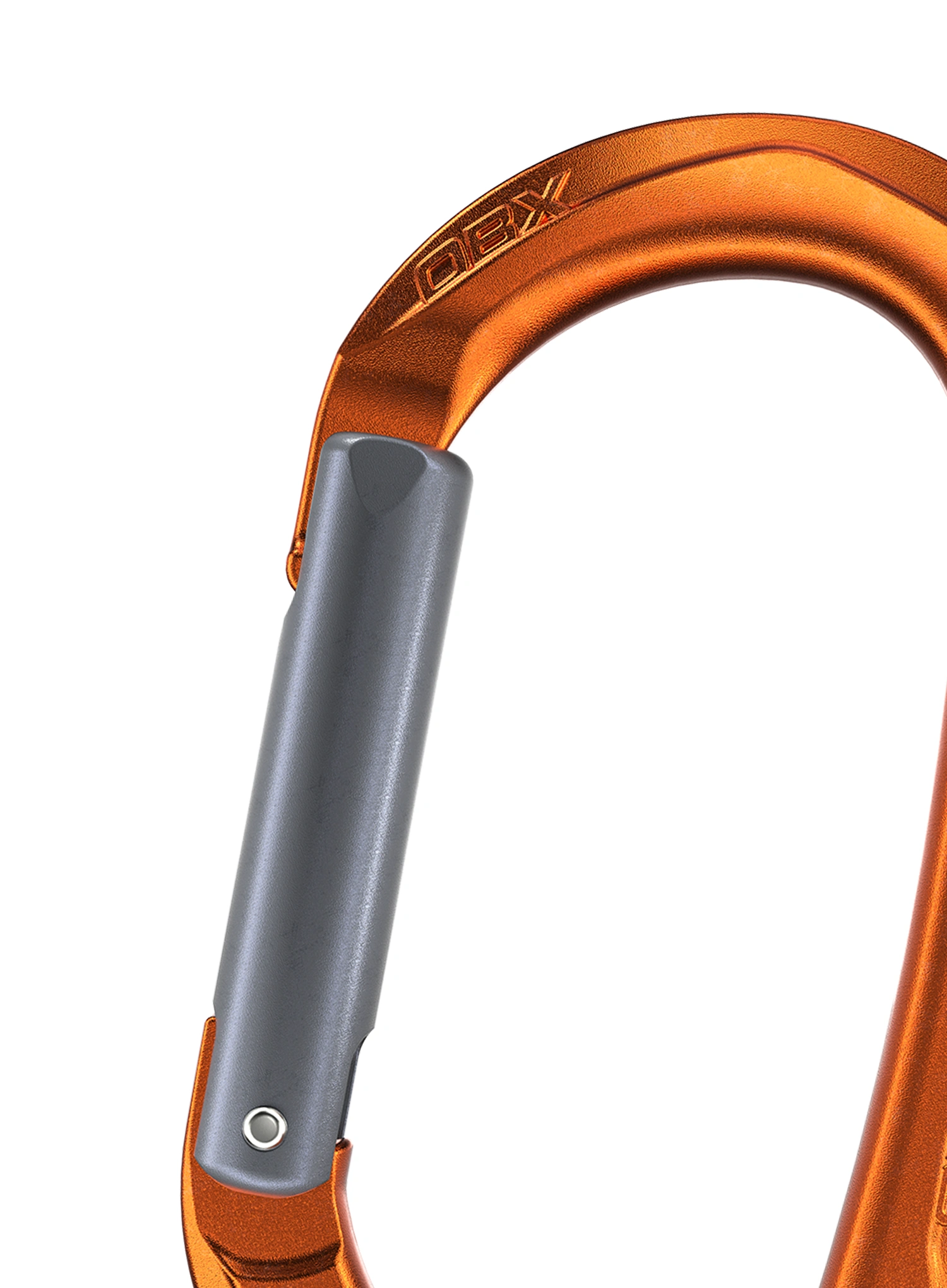 Karabiner SKYLOTEC Obx S - orange/titanium