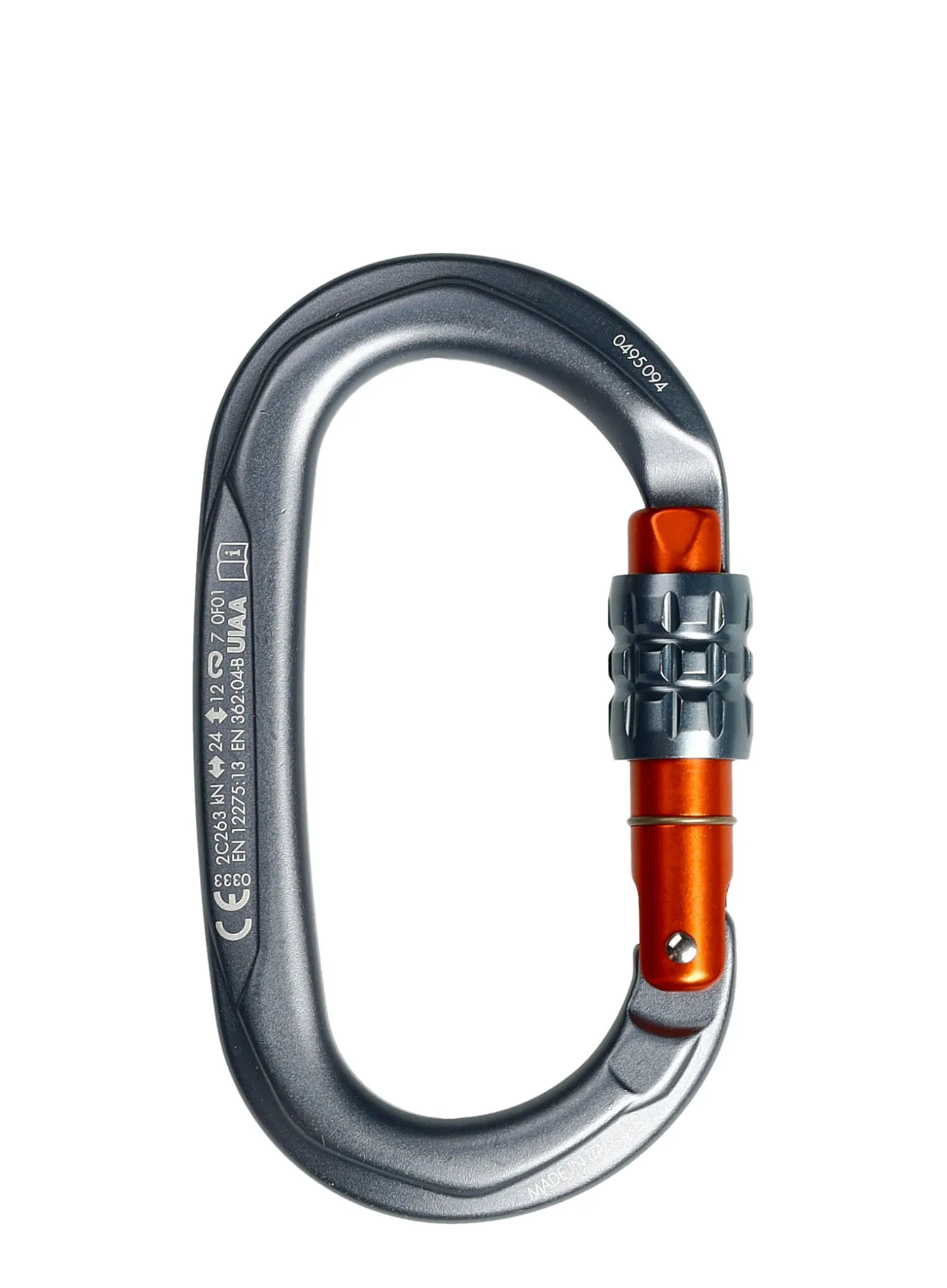 Karabiner SKYLOTEC Obx SG - titanium/orange/titanium