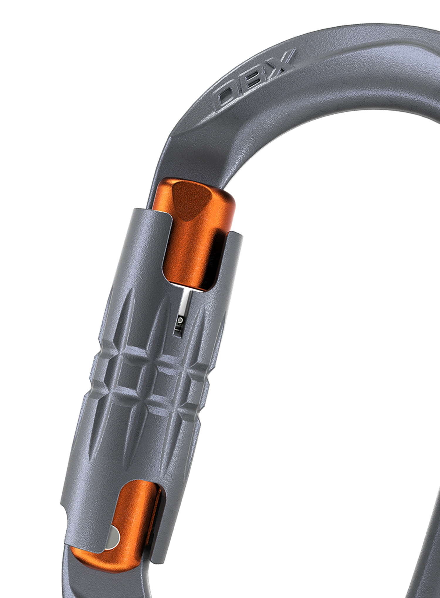 Karabiner SKYLOTEC Obx WG - titanium/grey/orange