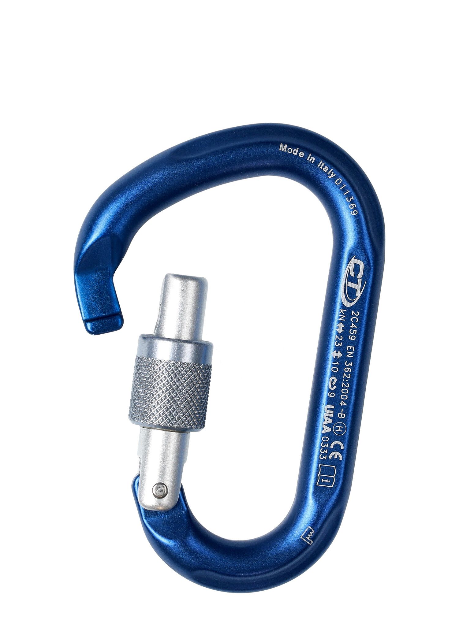 Karabiner Climbing Technology/SKYLOTEC Snappy CF SG - blue/silver