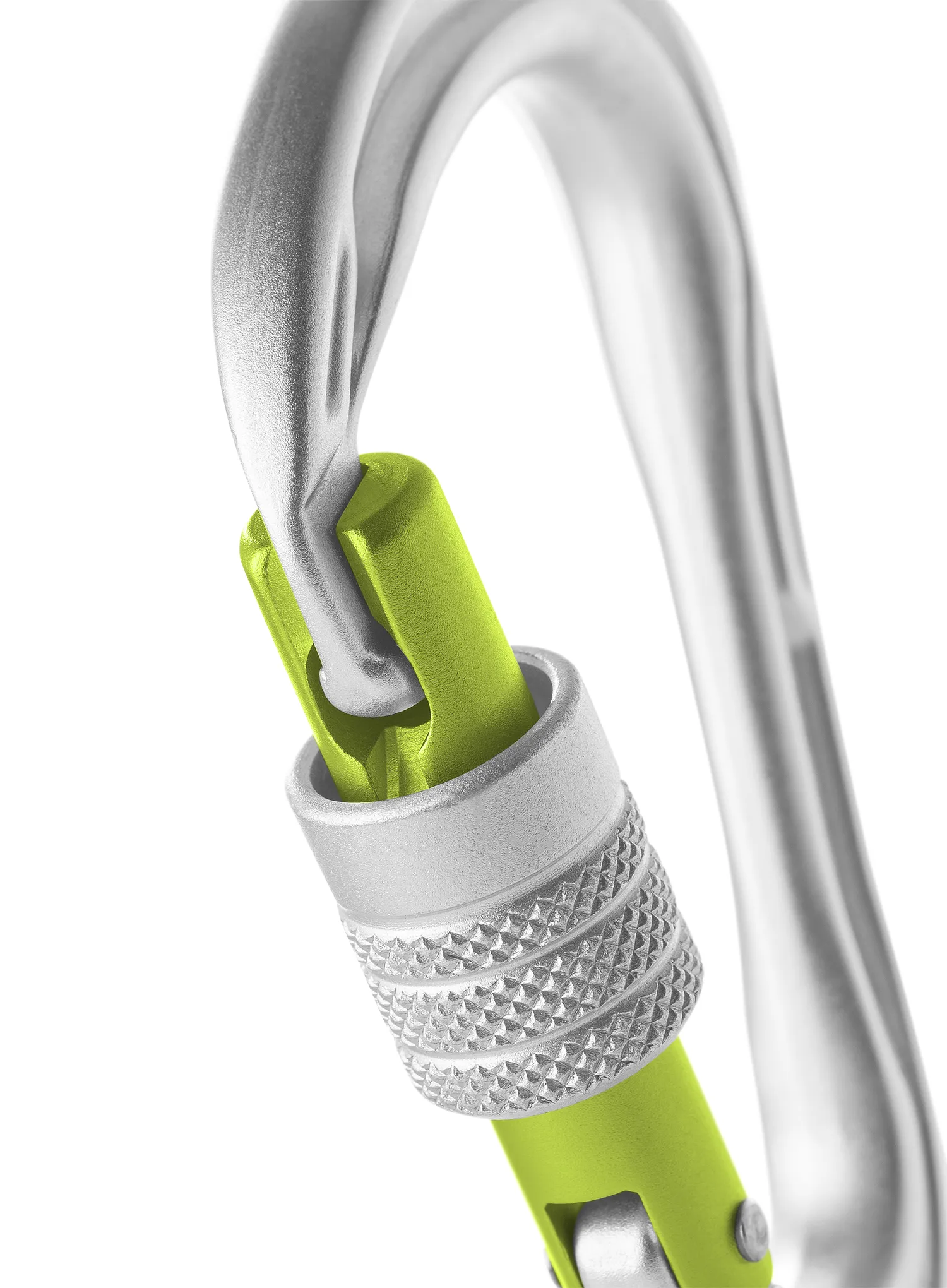 Karabiner Edelrid HMS Strike Screw II - silver