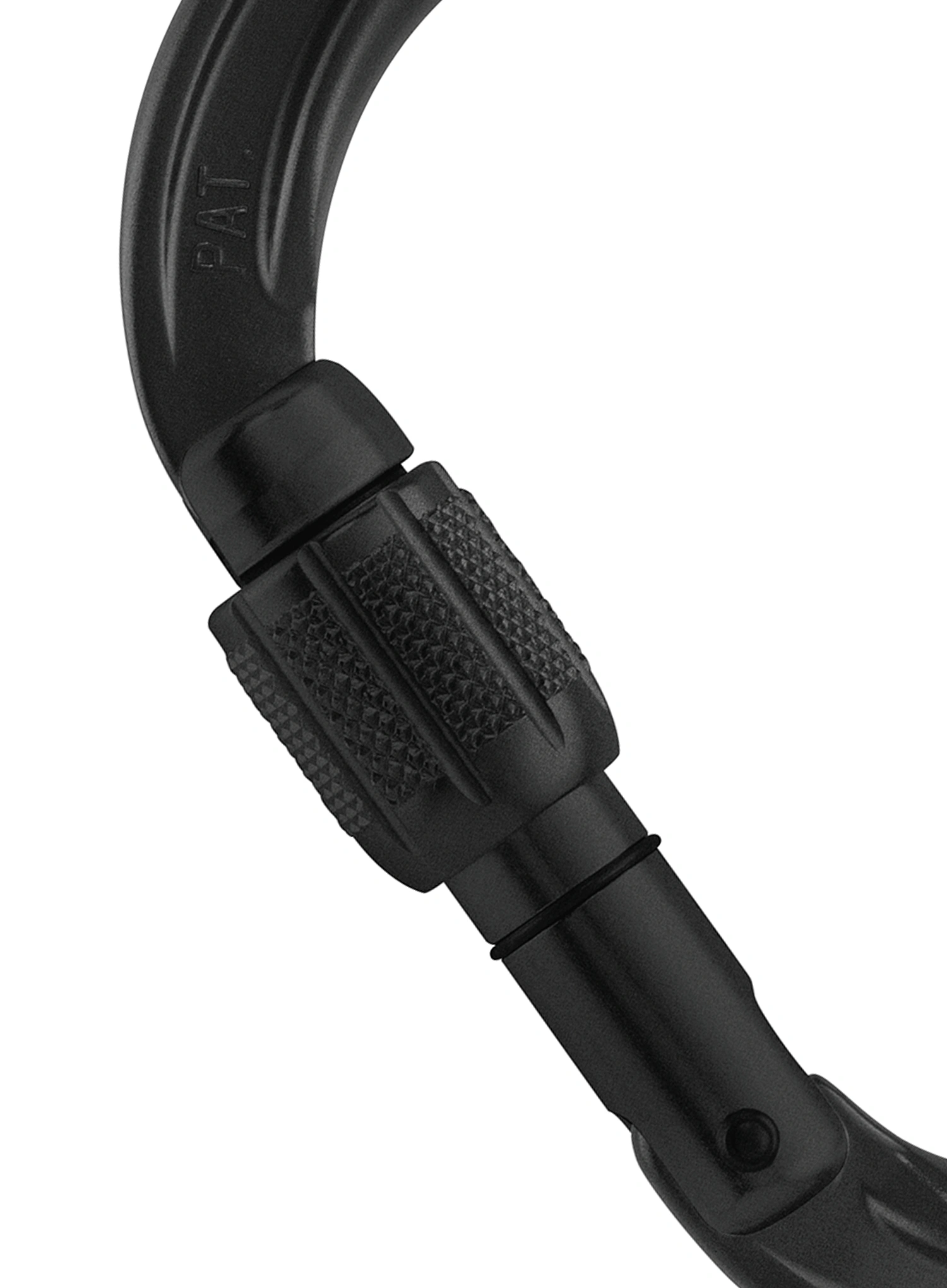 Karabiner Petzl Attache Screw-Lock - black