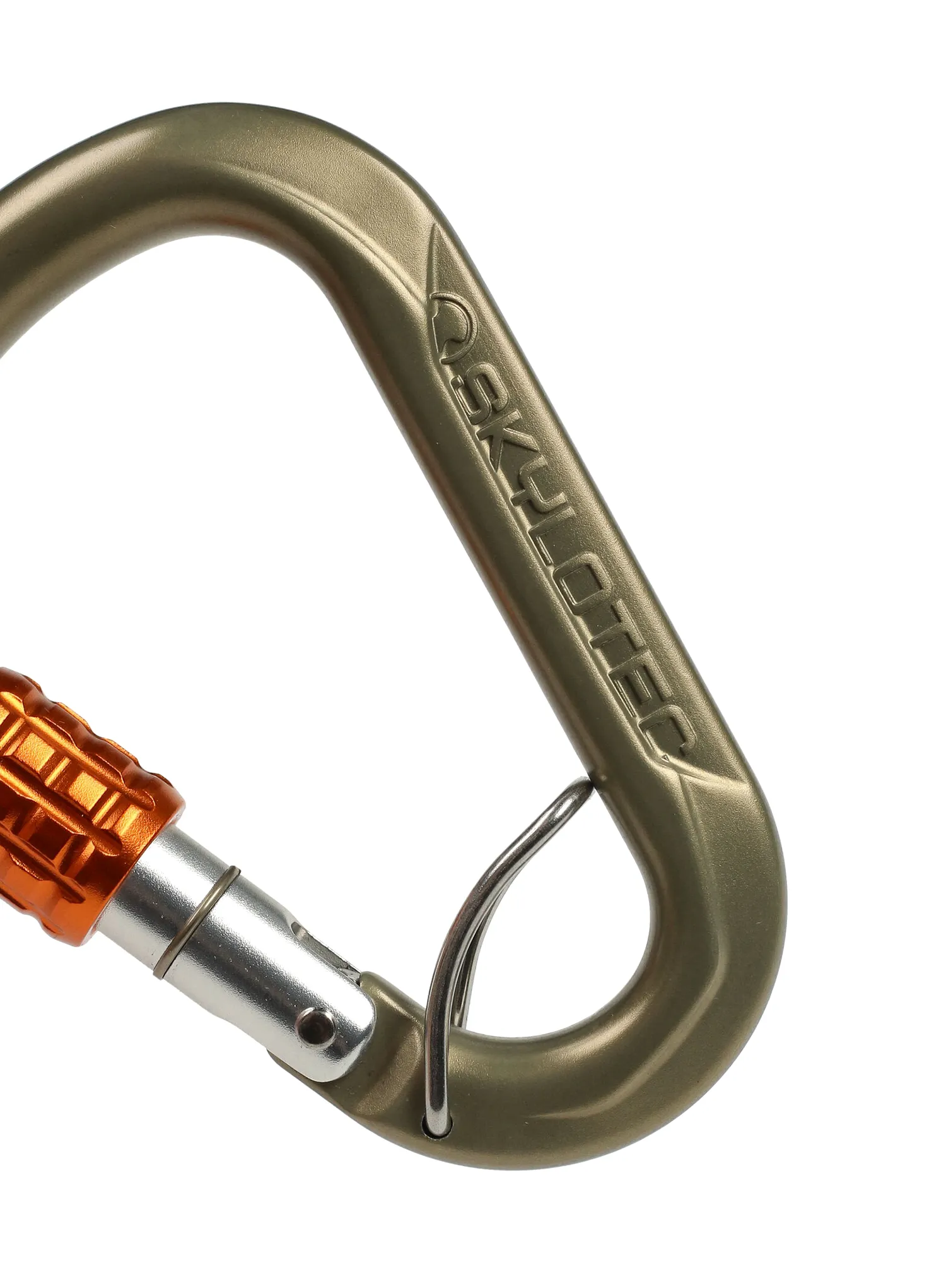 Karabiner SKYLOTEC Tondo SGL HC - hard coated / orange