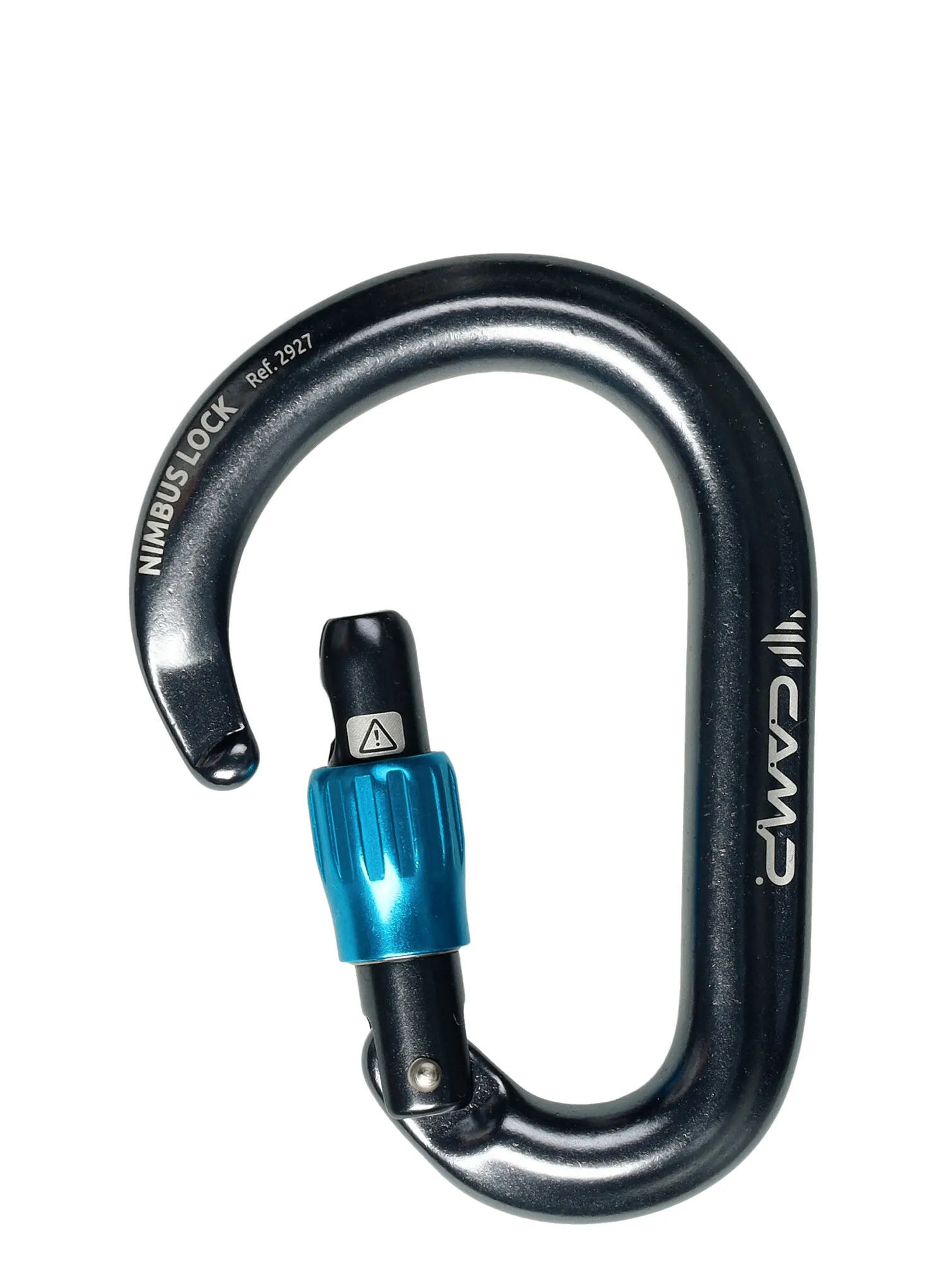 Schraubkarabiner Camp Nimbus Lock - gun metal/blue