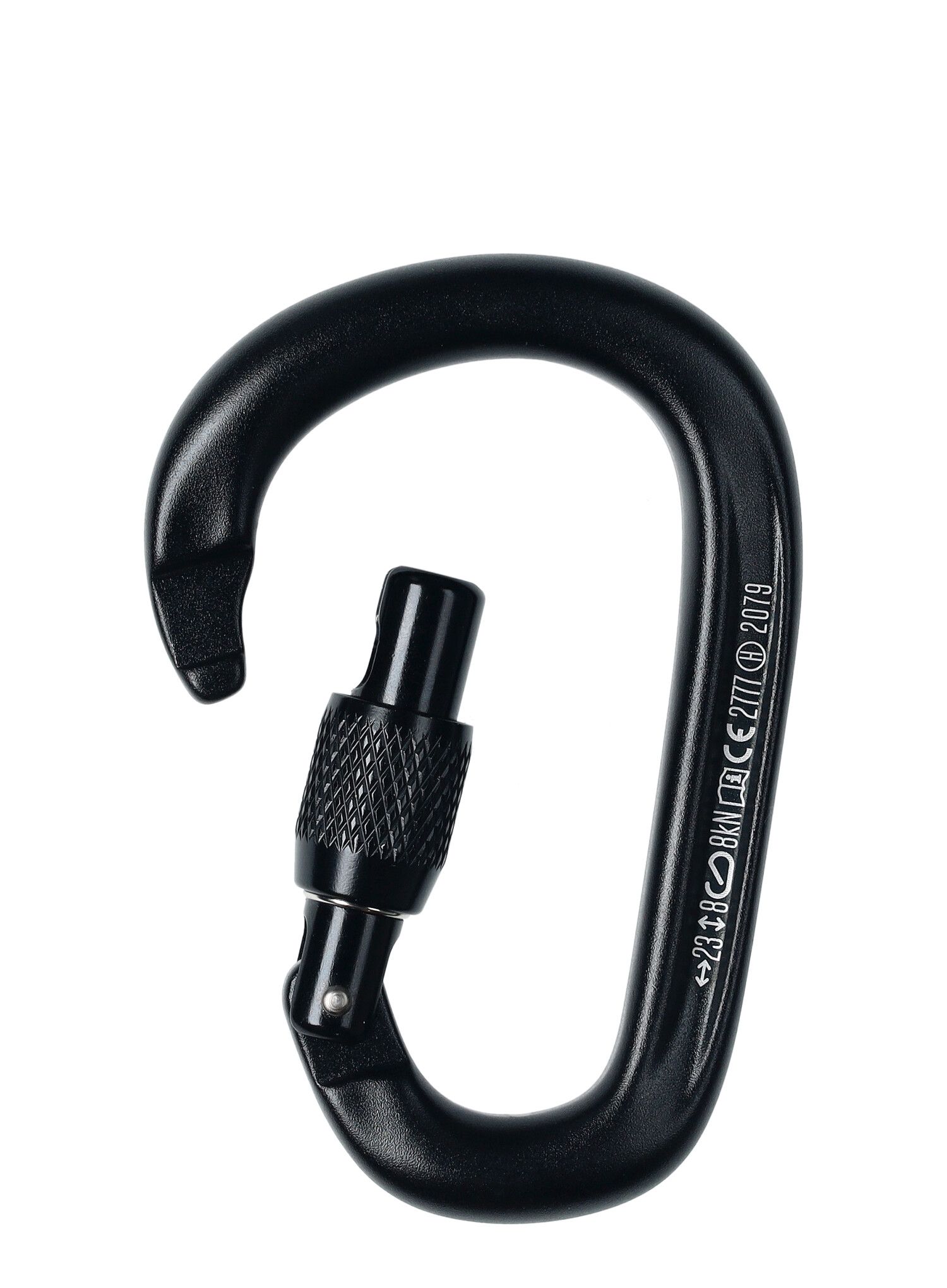 Karabiner Black Diamond Pearlock Screwgate - black
