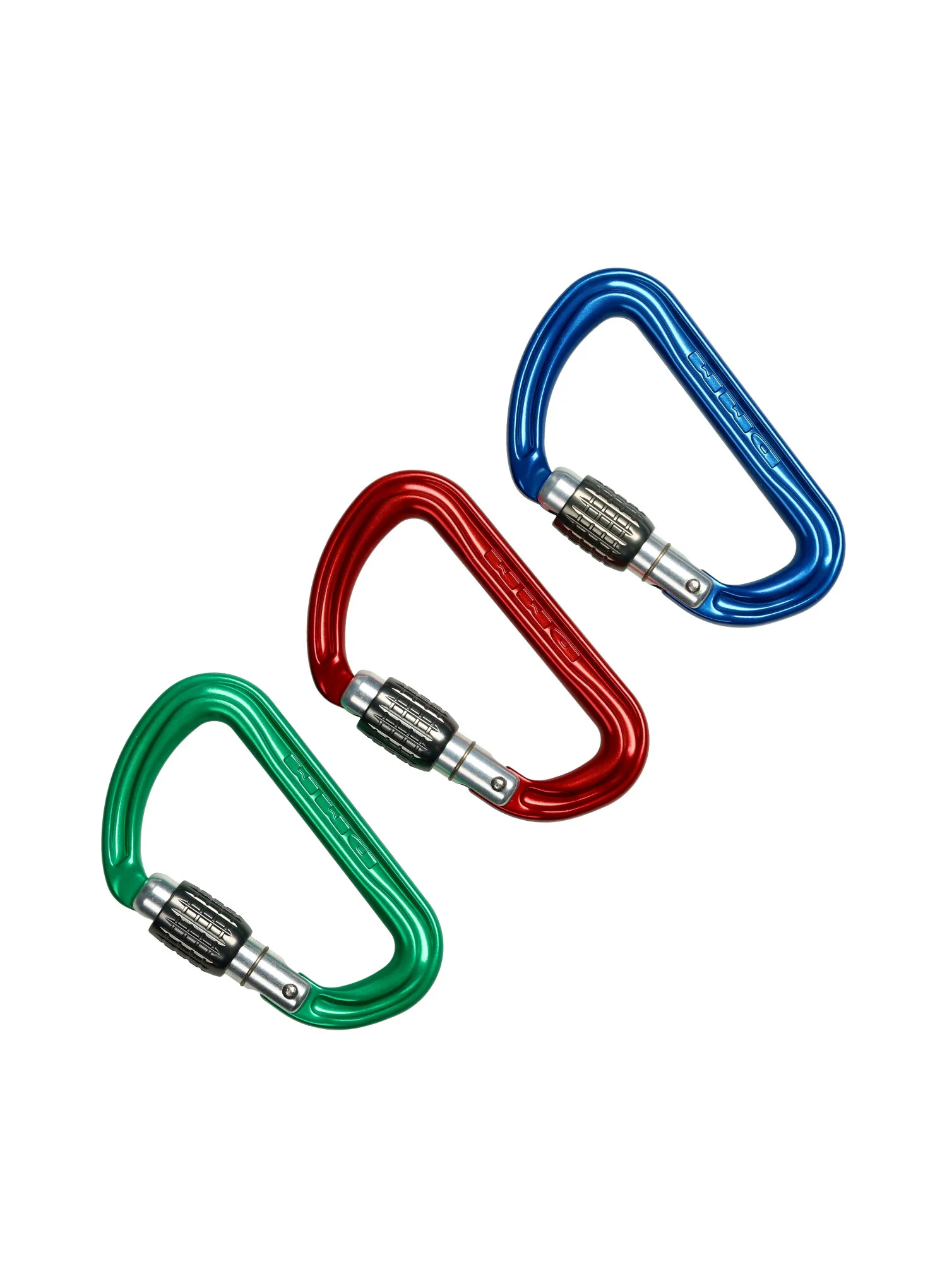 Karabiner DMM Shadow Screwgate Colour 3 Pack - blue/red/green