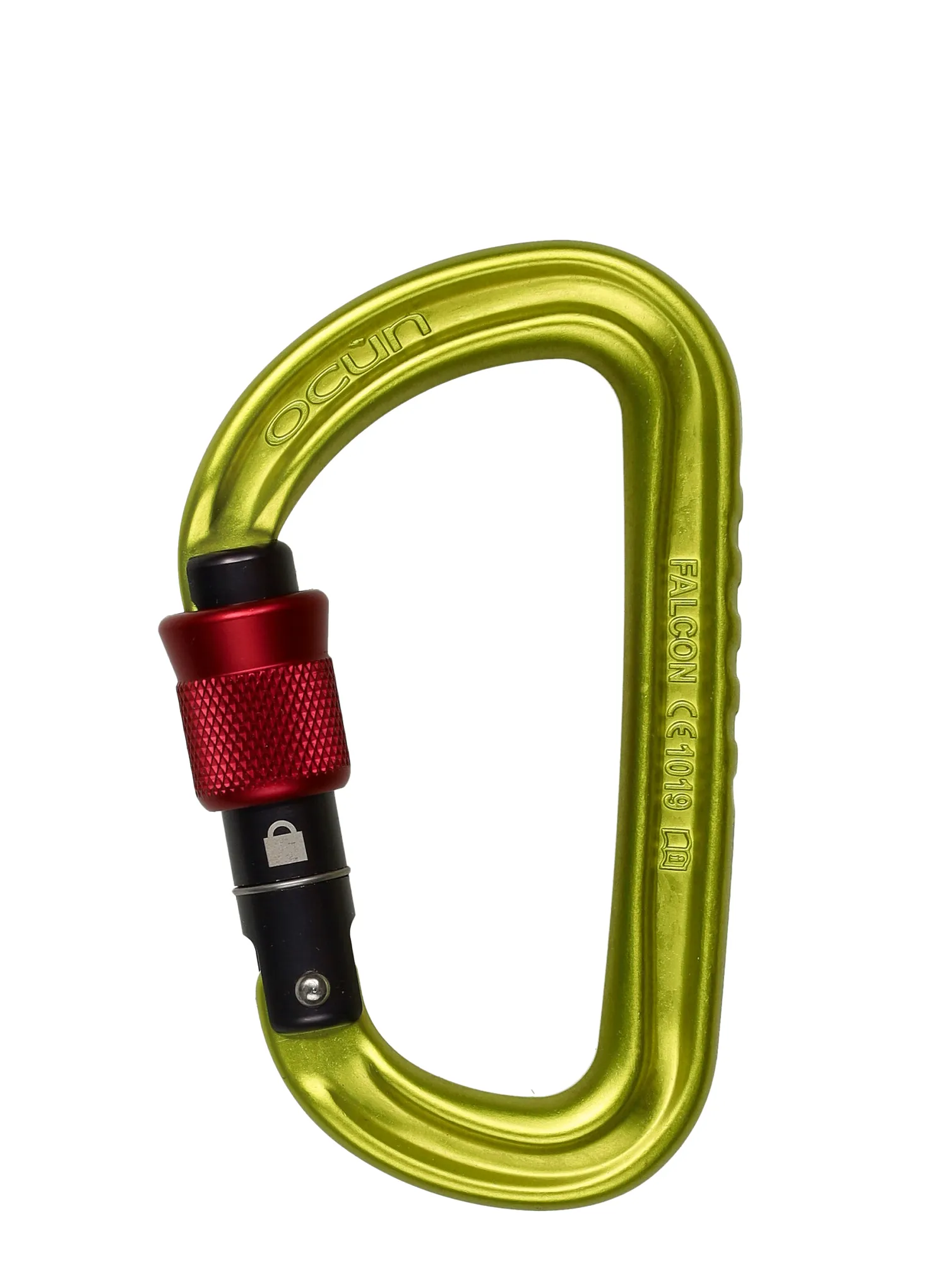 Karabiner Ocun Falcon Screw 3-Pack - green