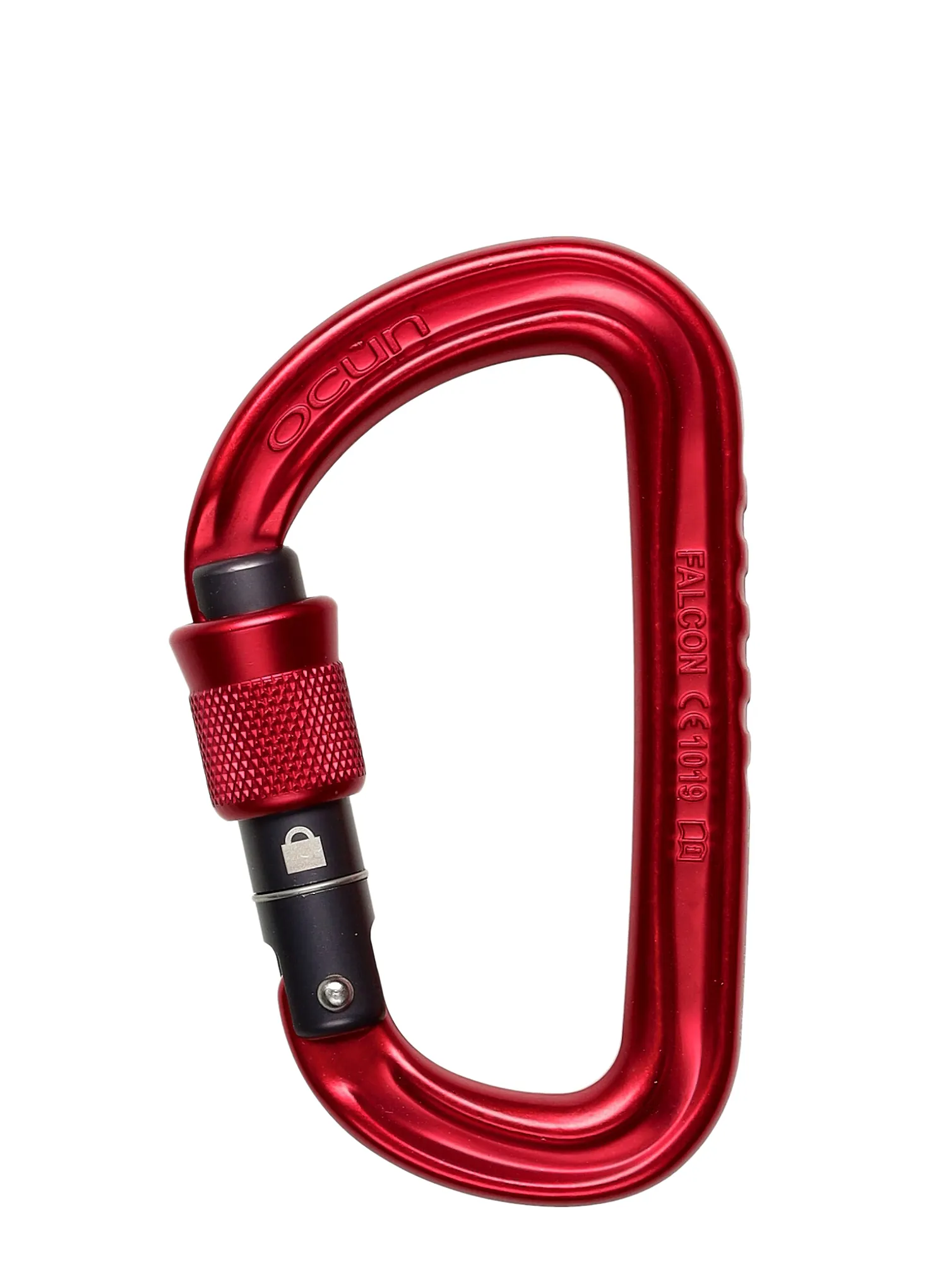 Karabiner Ocun Falcon Screw 3-Pack - red