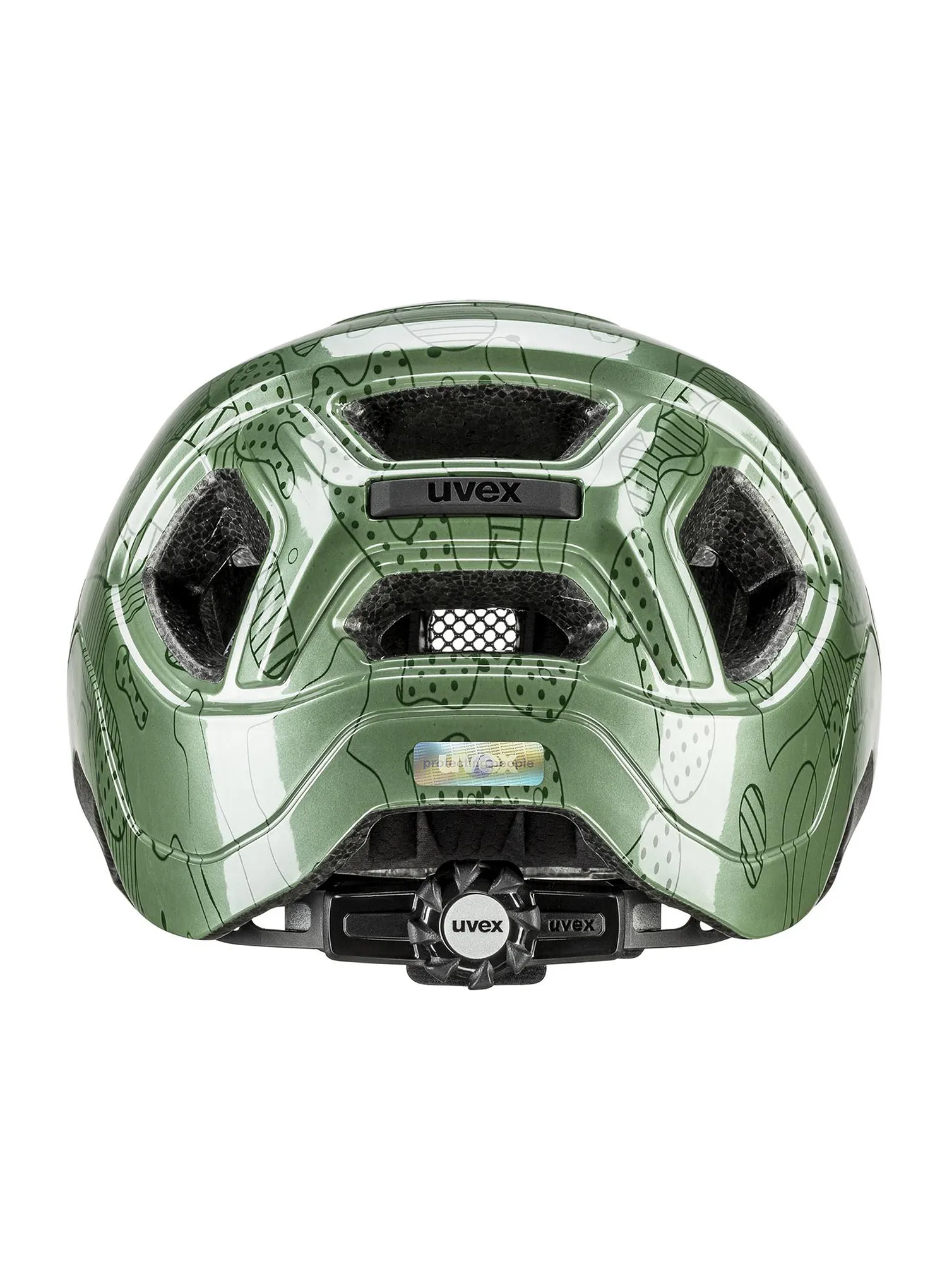 Fahrradhelm für Kinder Uvex React JR. - moss green altimeter