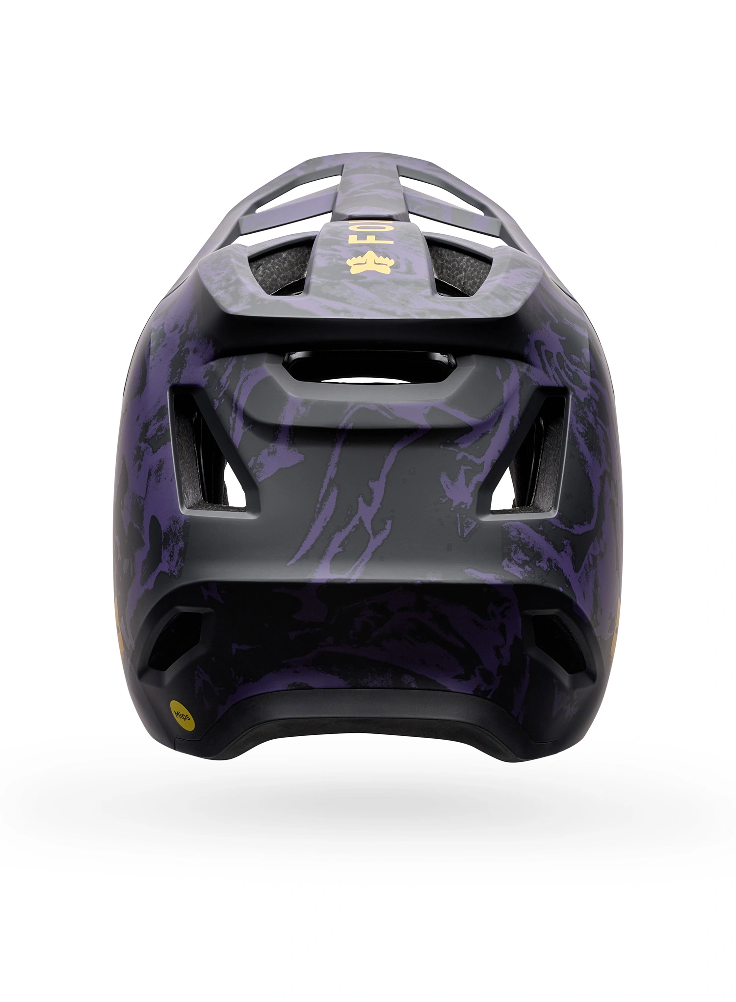 Enduro-Helm Fox Rampage Img Print - steel grey