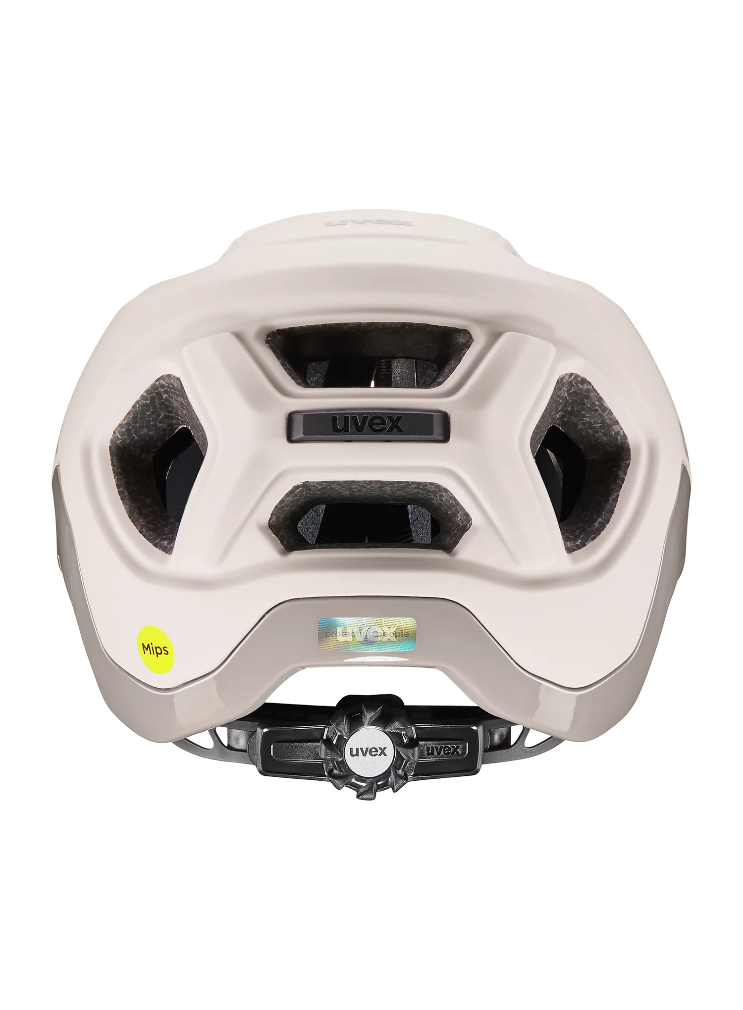 MTB-Helm Uvex React Mips - warm grey matt