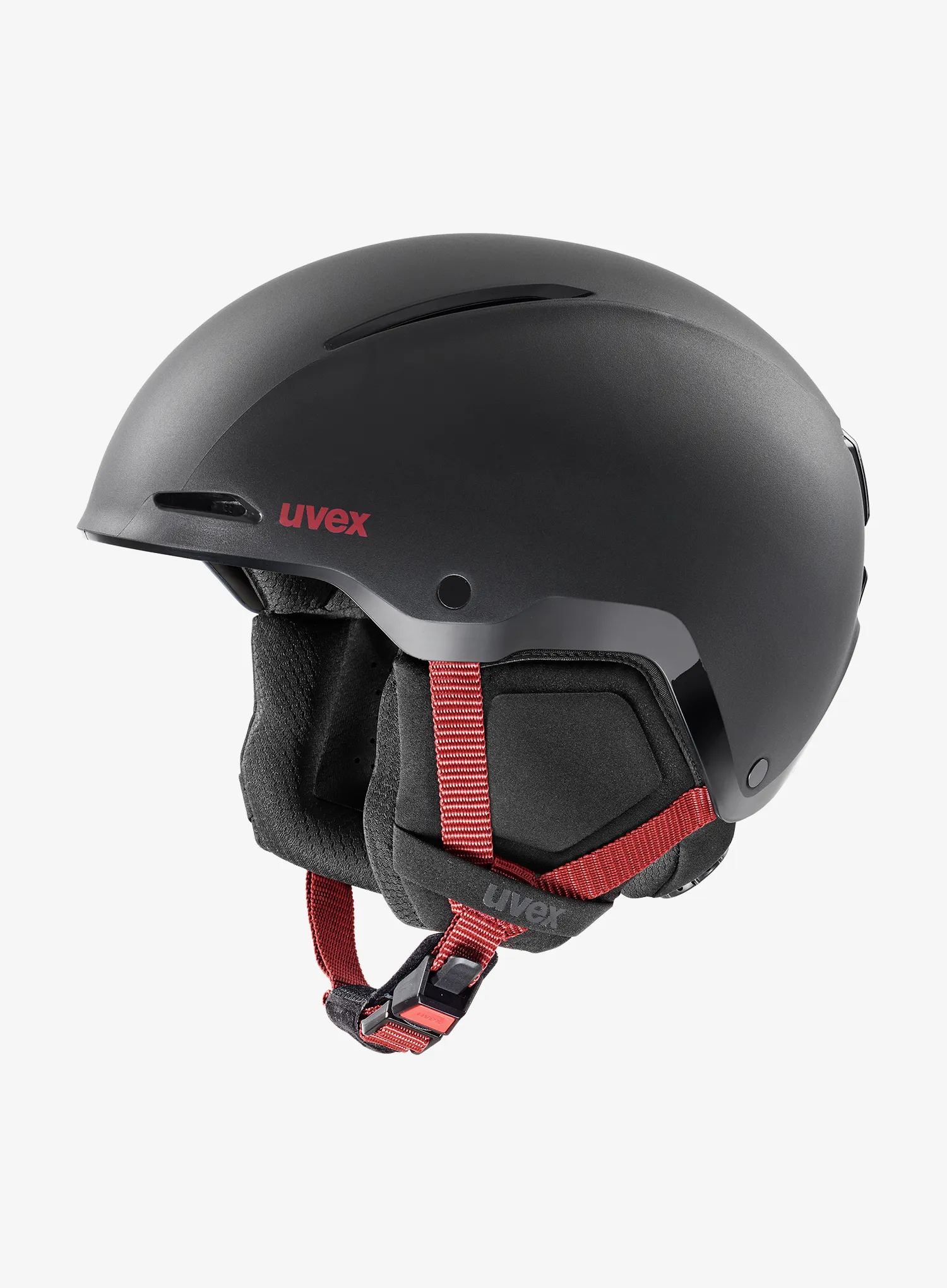 Skihelm Uvex Monte Core - black matt red