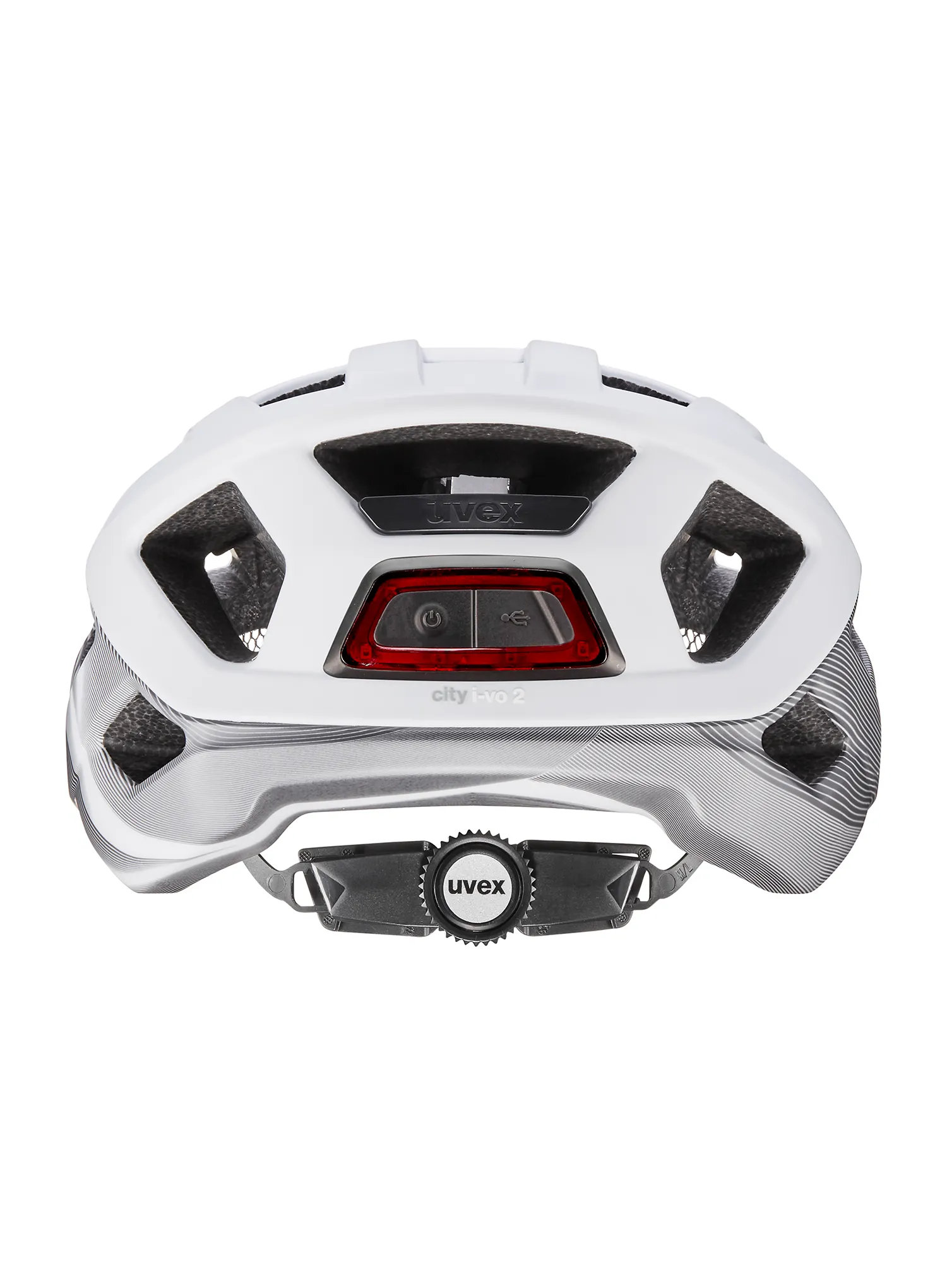 Fahrradhelm Uvex City I-vo 2 - white silver matt
