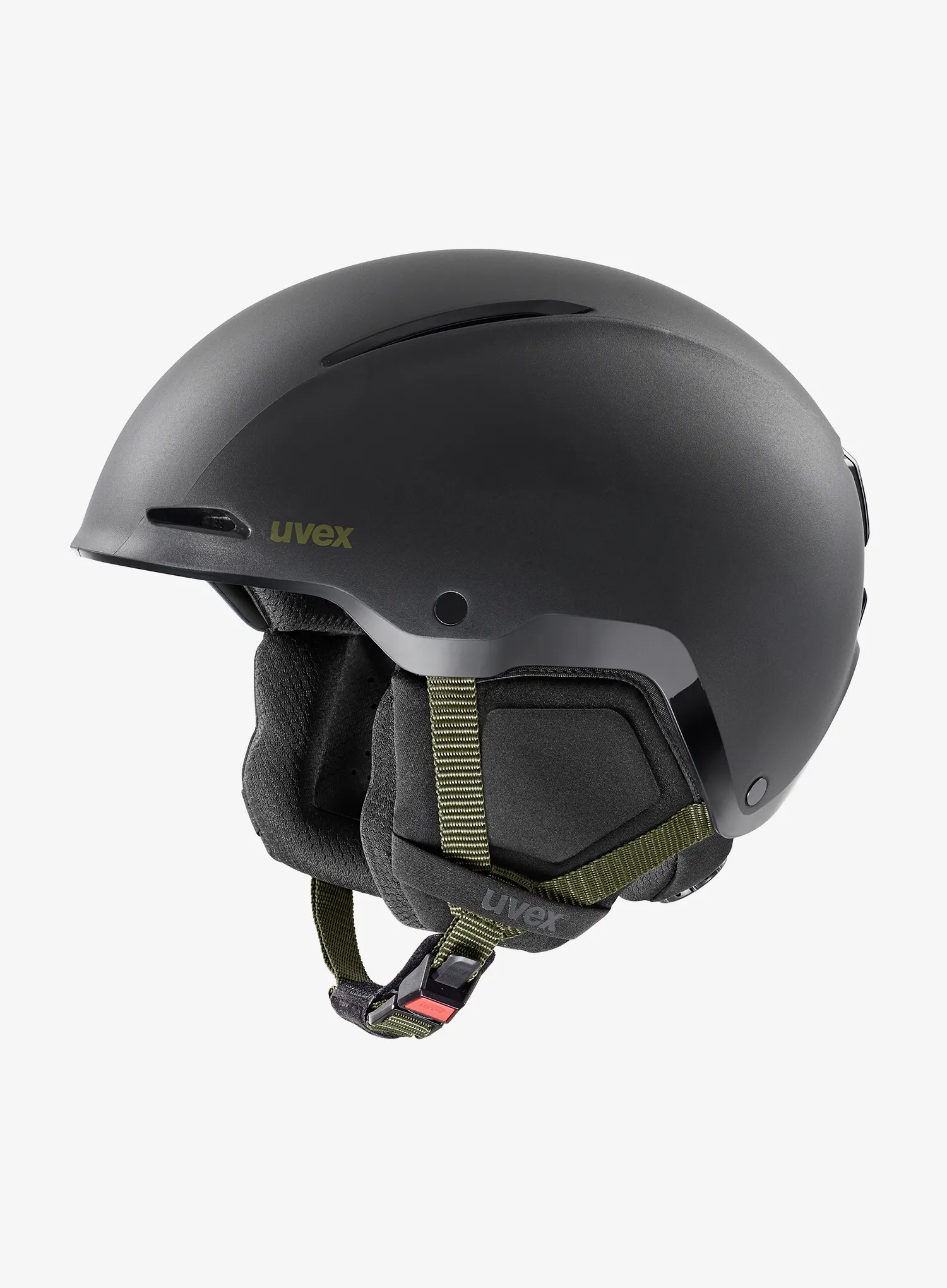 Skihelm Uvex Monte Core - black matt green