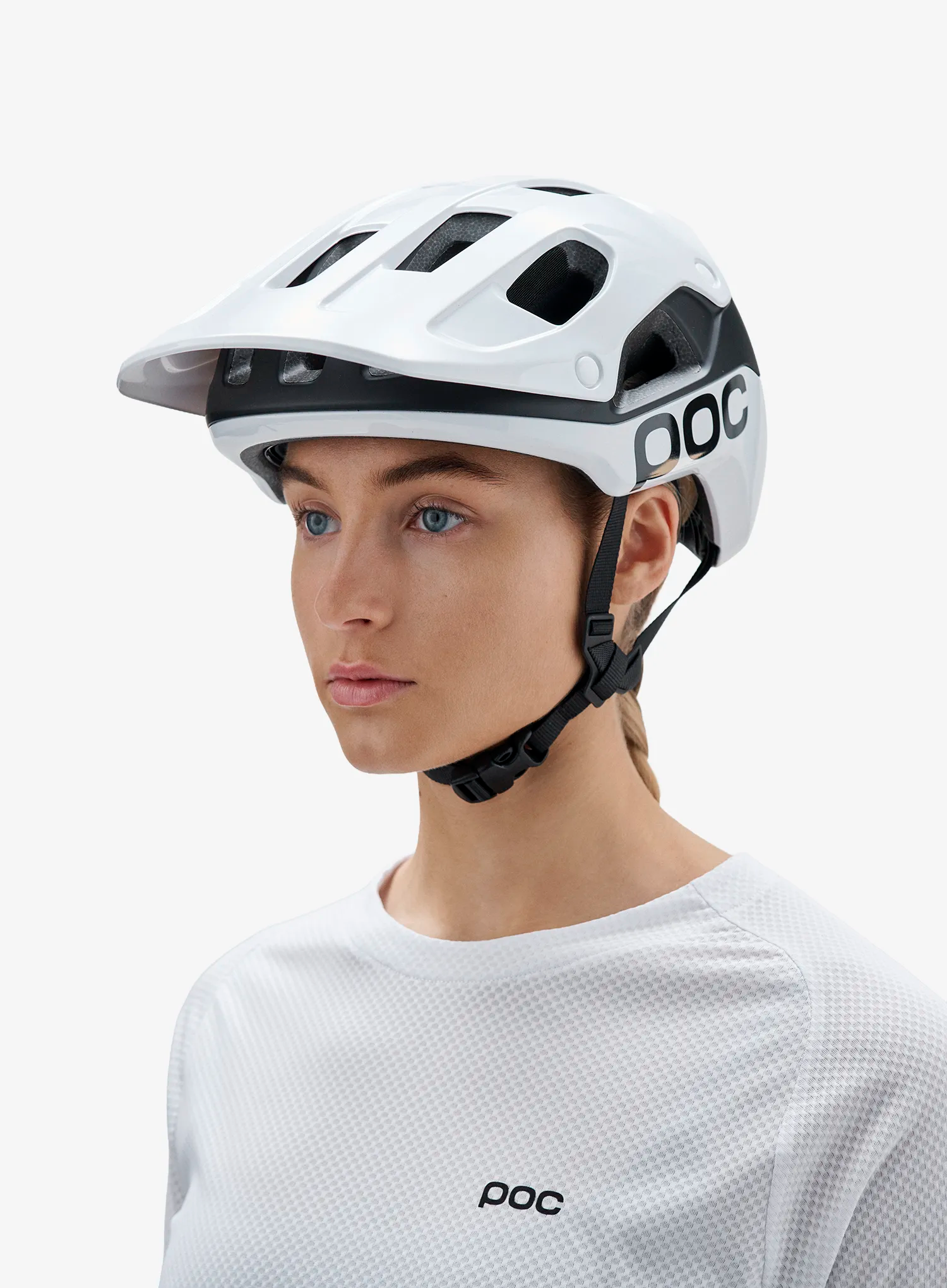Fahrradhelm POC Cularis Pure - hydrogen white/uran blk mat