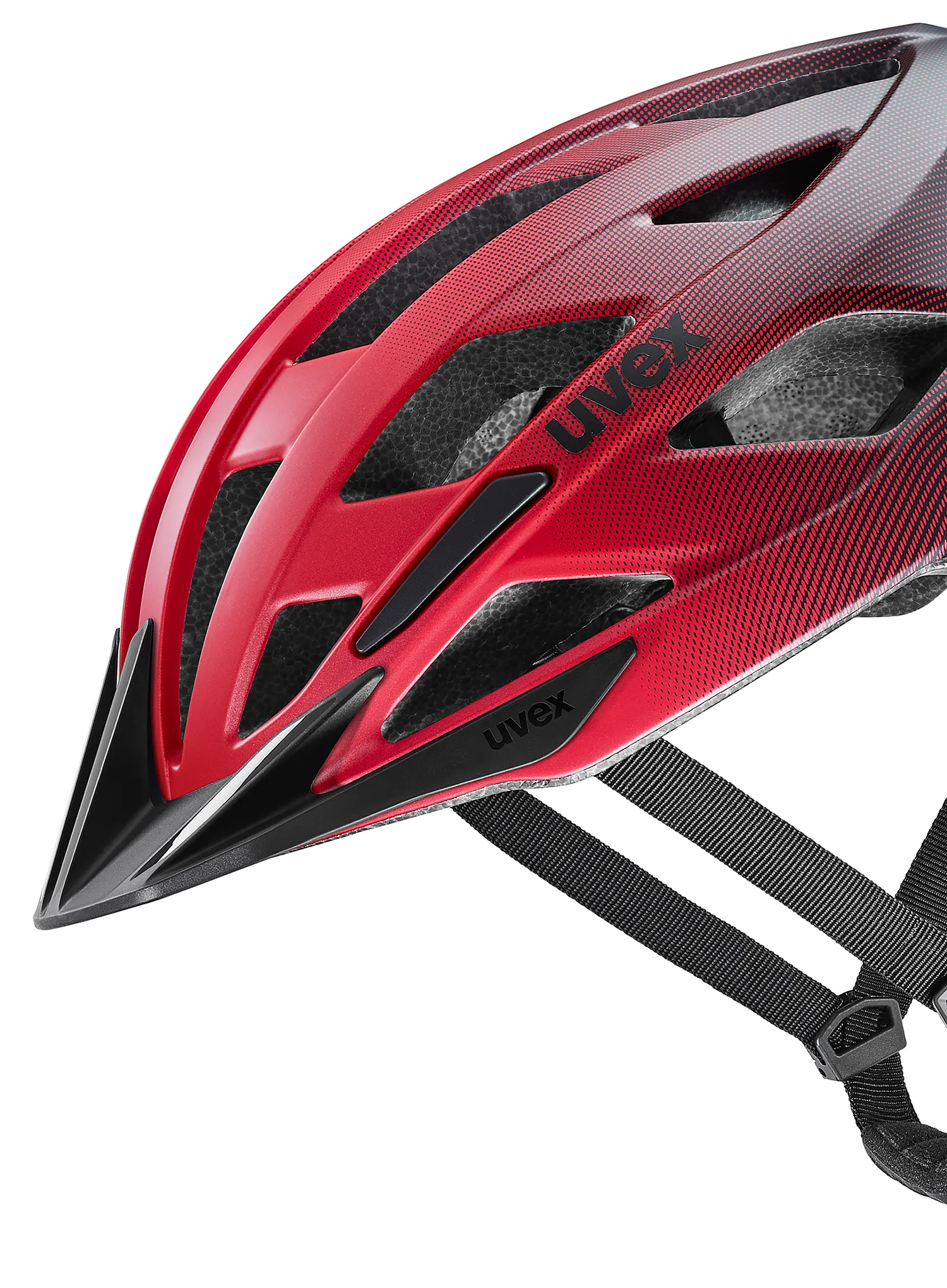Fahrradhelm Uvex I-vo 2 - red/black matt