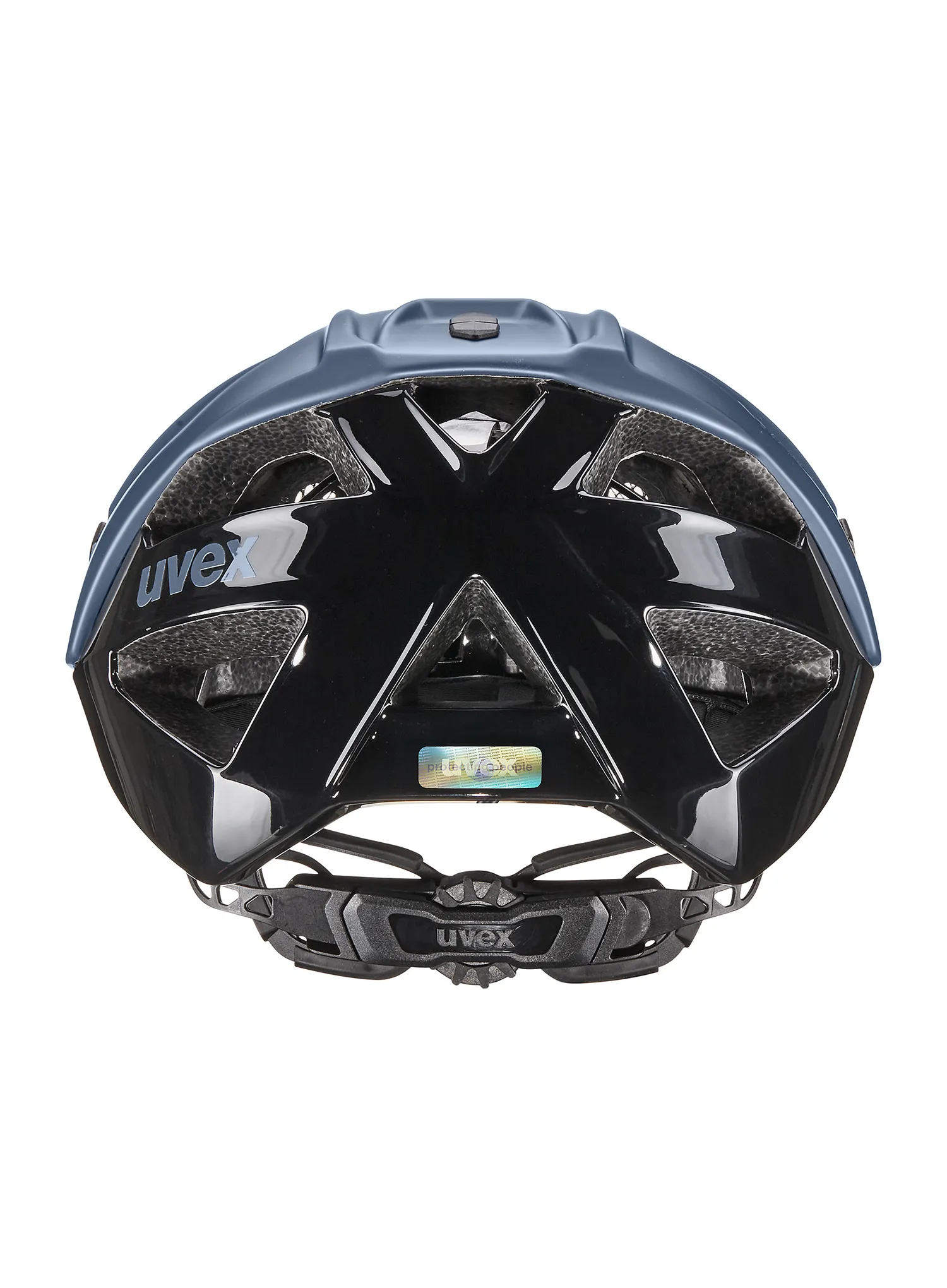 Fahrradhelm Uvex Quatro CC - dusk blue/black matt