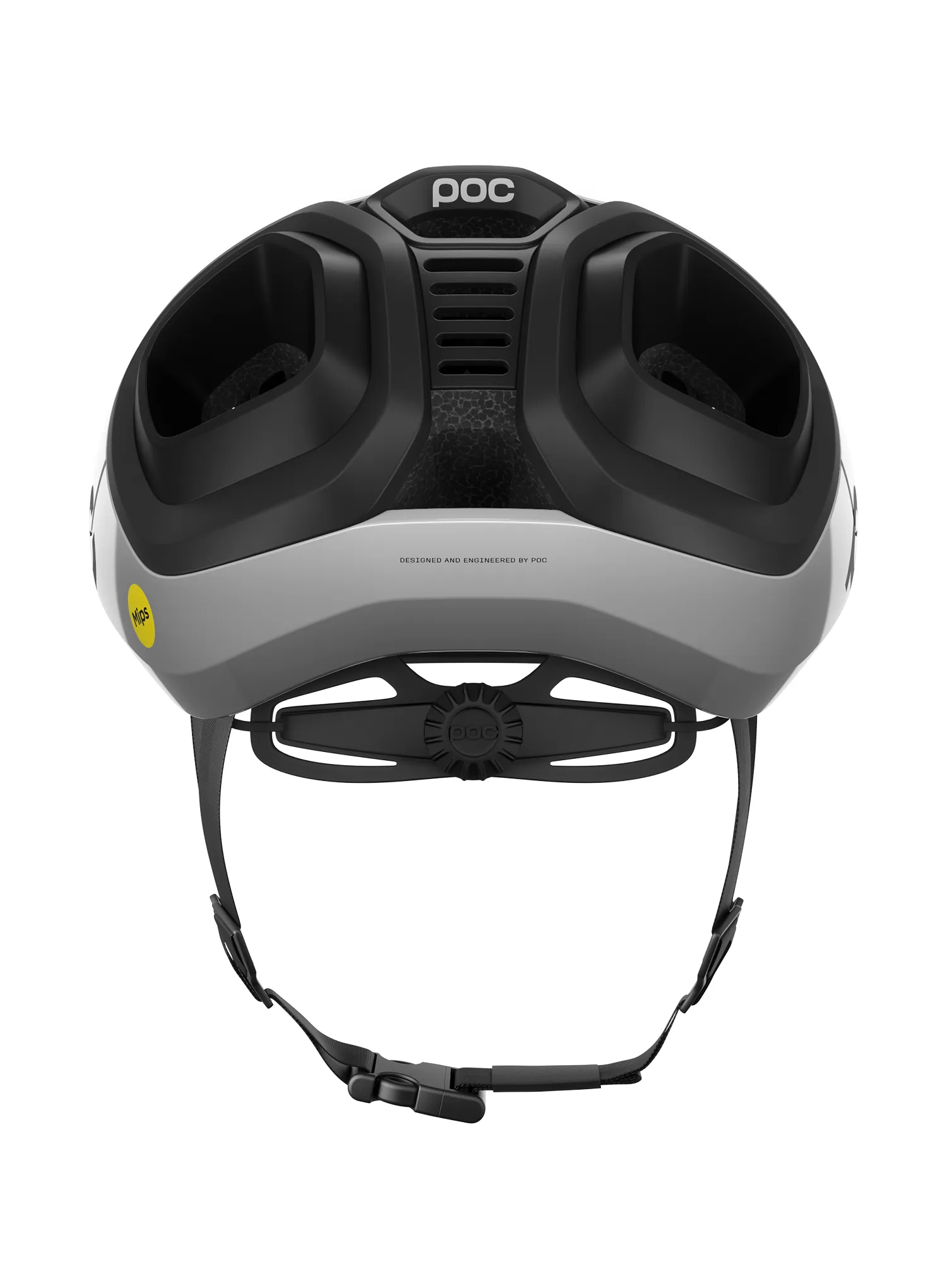 Rennradhelm POC Amidal - hydrogen white/uranium blk mat