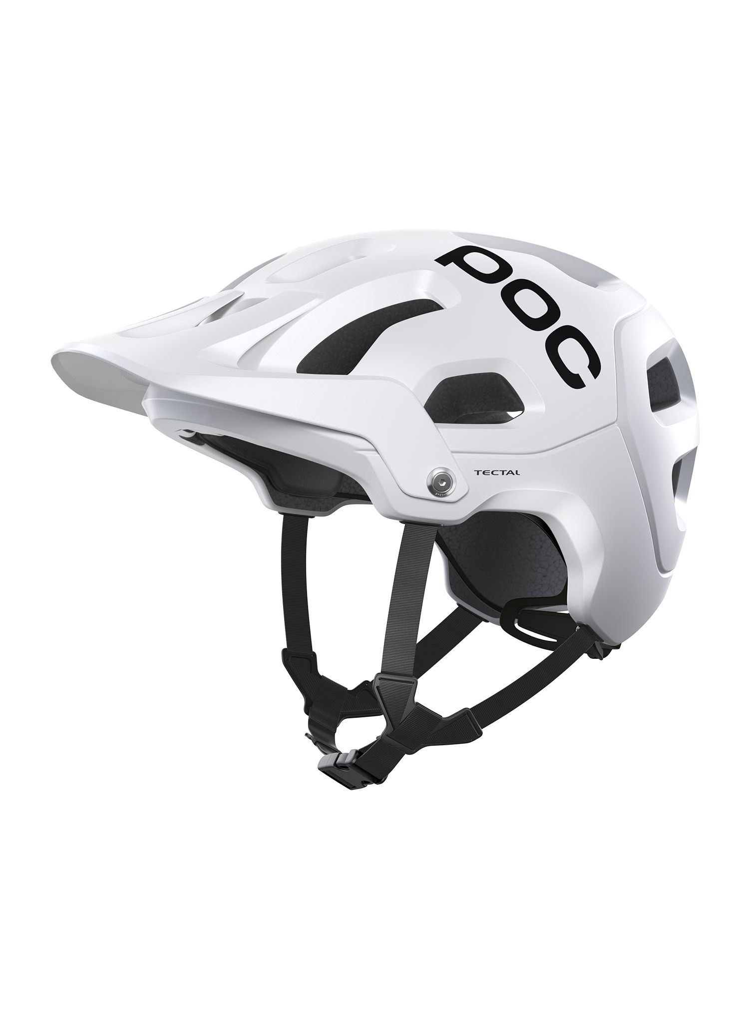 Enduro-Helm POC Tectal - hydrogen white matt
