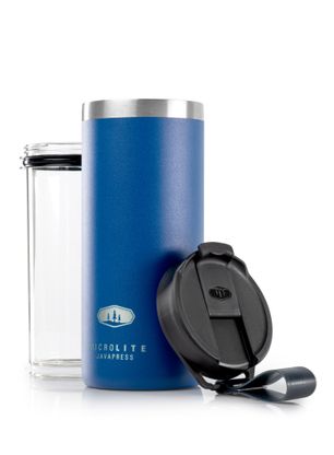Kaffeekanne GSI Outdoors Microlite Java Press - blue