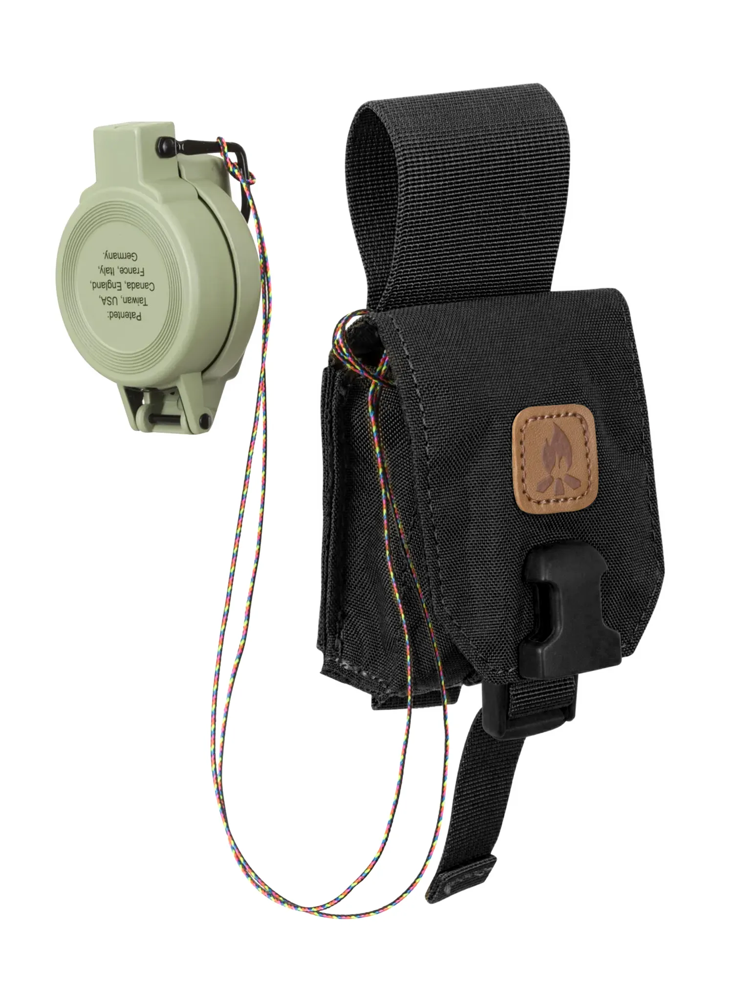Rucksacktasche Helikon-Tex Compass/Survival Pouch - black