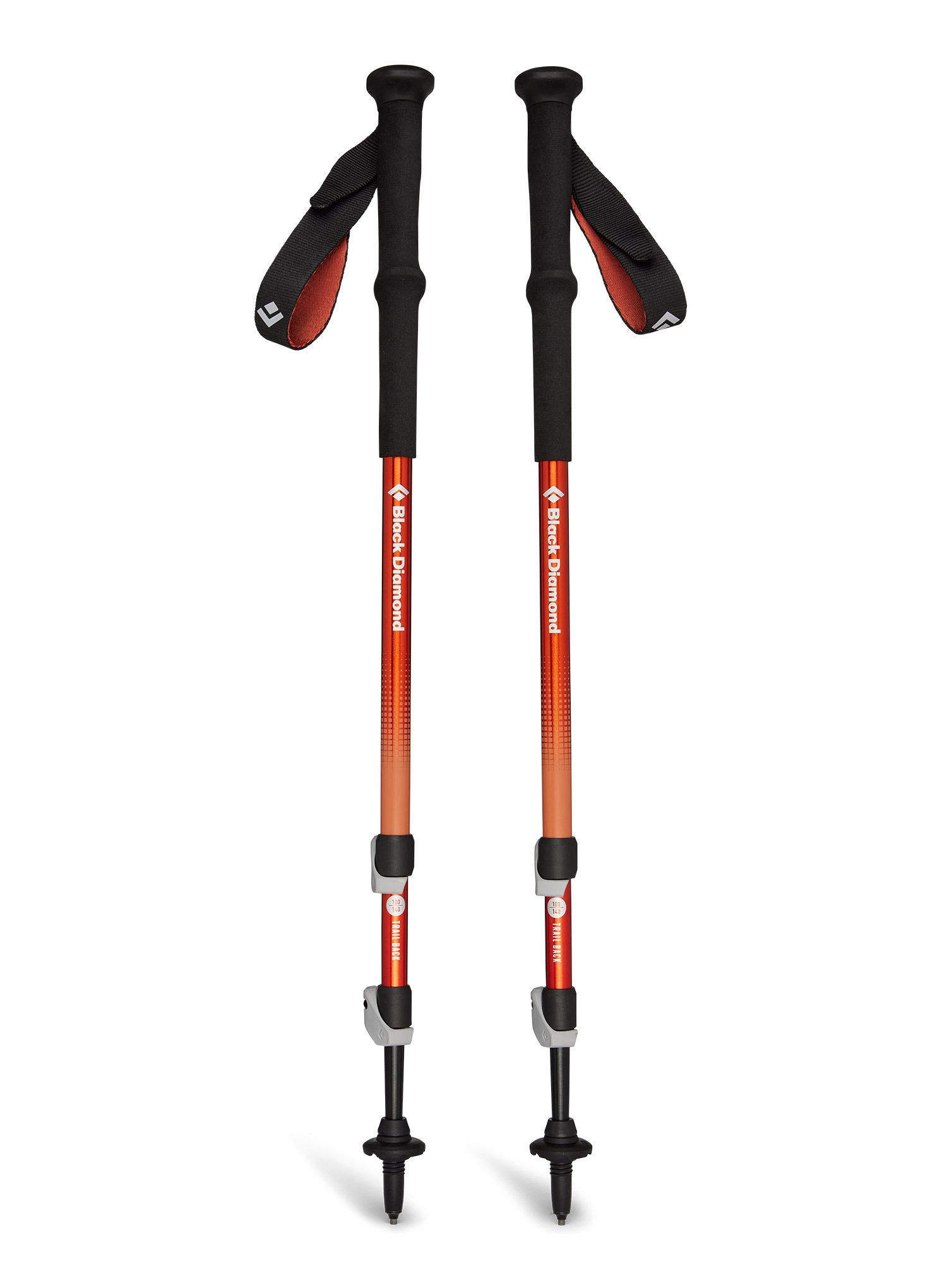 Alu-Stöcke Black Diamond Trail Back Trekking Poles - burnt sienna
