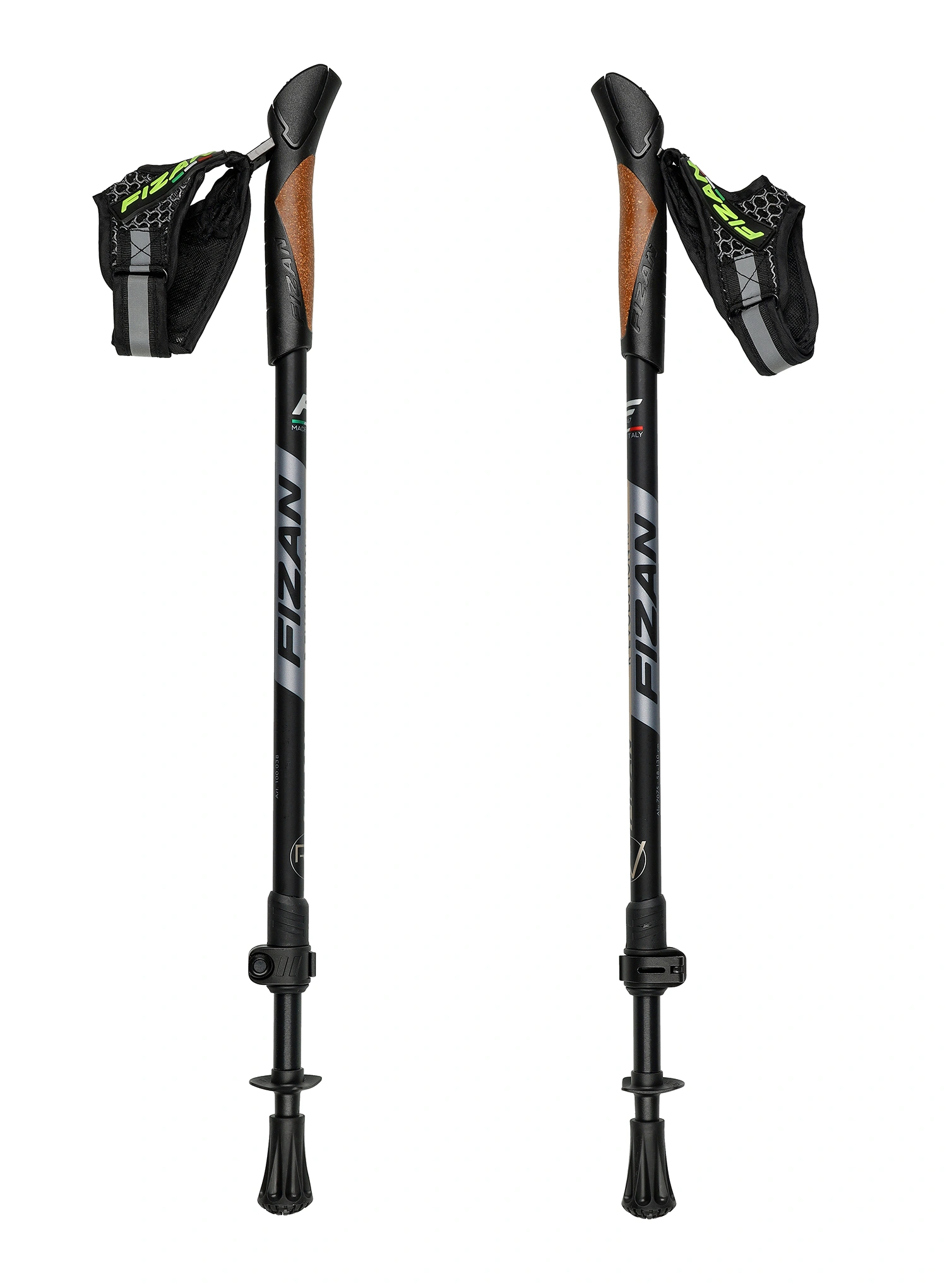 Alu-Stöcke Fizan Revolution Pro - grey/beige
