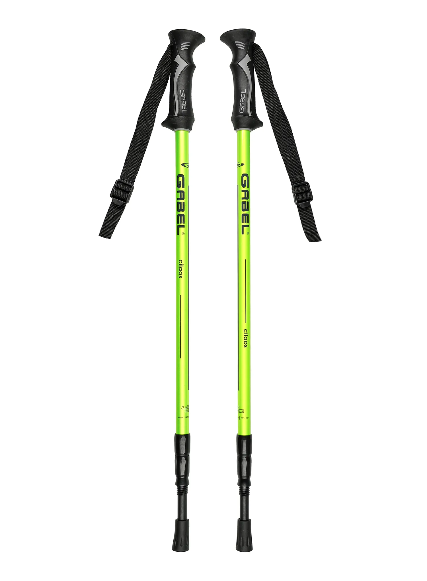 Alu-Stöcke Gabel Cilaos - lime