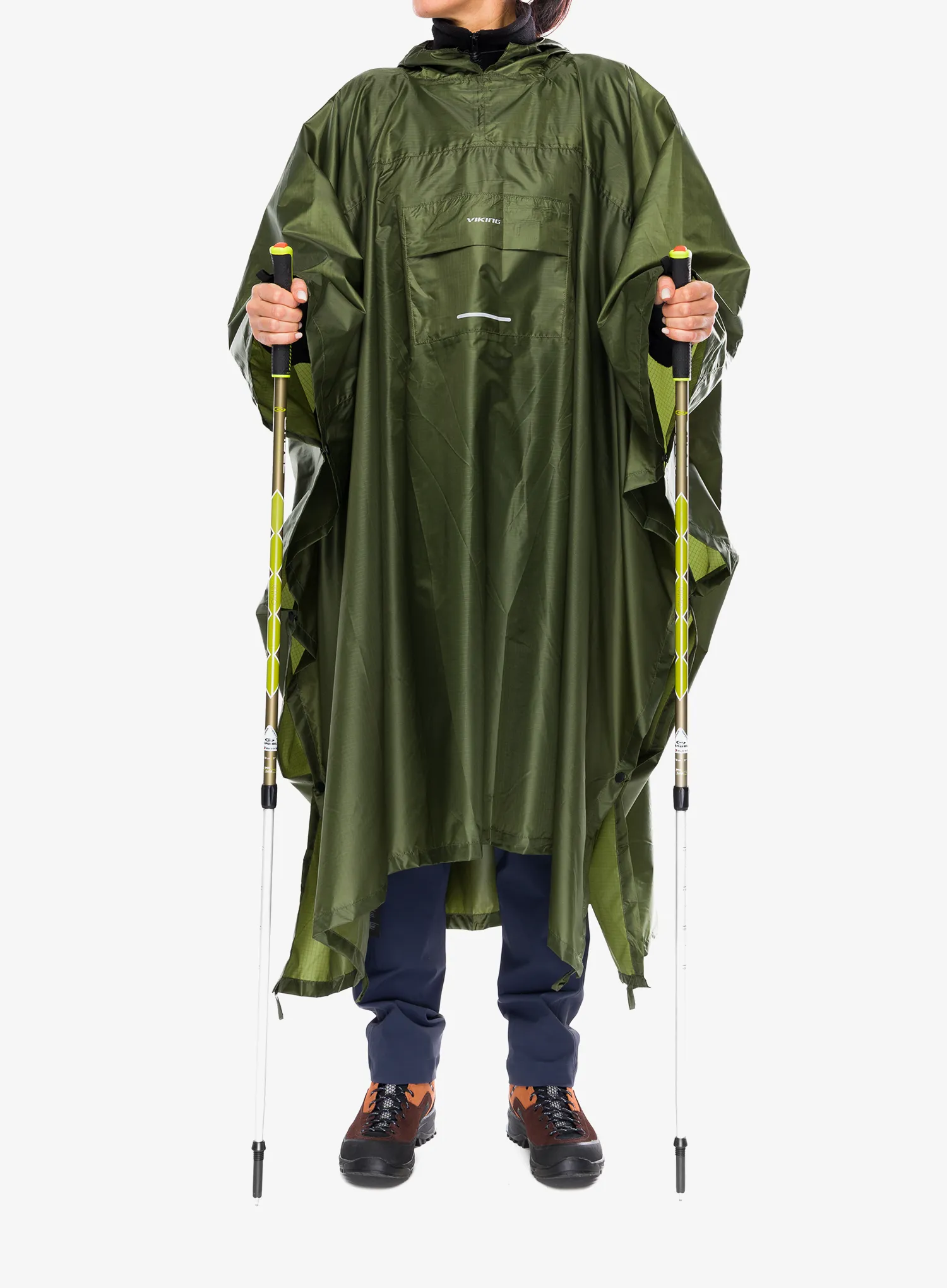 Alu-Stöcke Gabel Ritmo - green