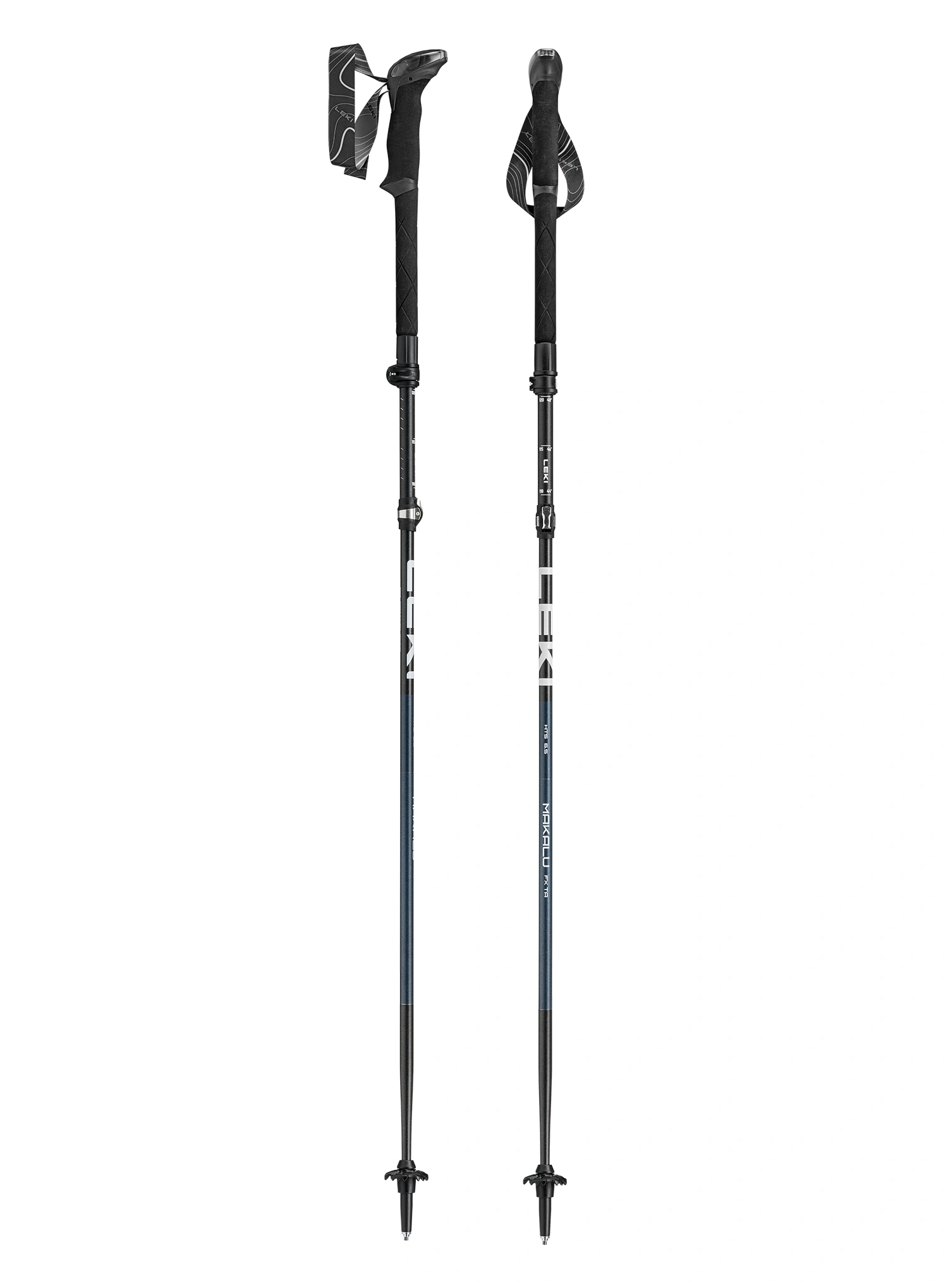 Alu-Stöcke Leki Makalu FX TA - black
