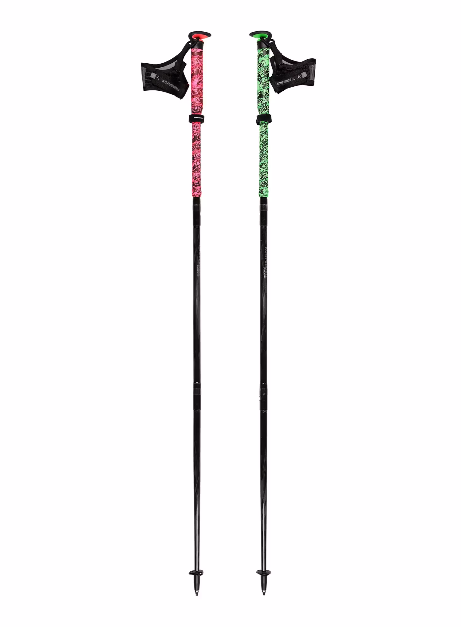 Laufstöcke Komperdell Fxp Carbon Ultra - green/pink
